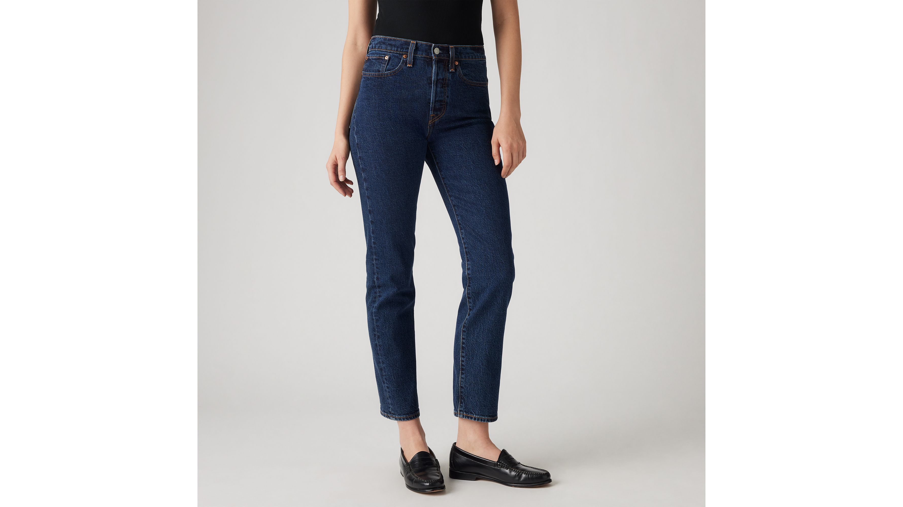 Levi's Wedgie Straight Fit Women's Jeans 33x28 In Salsa Dark Stone