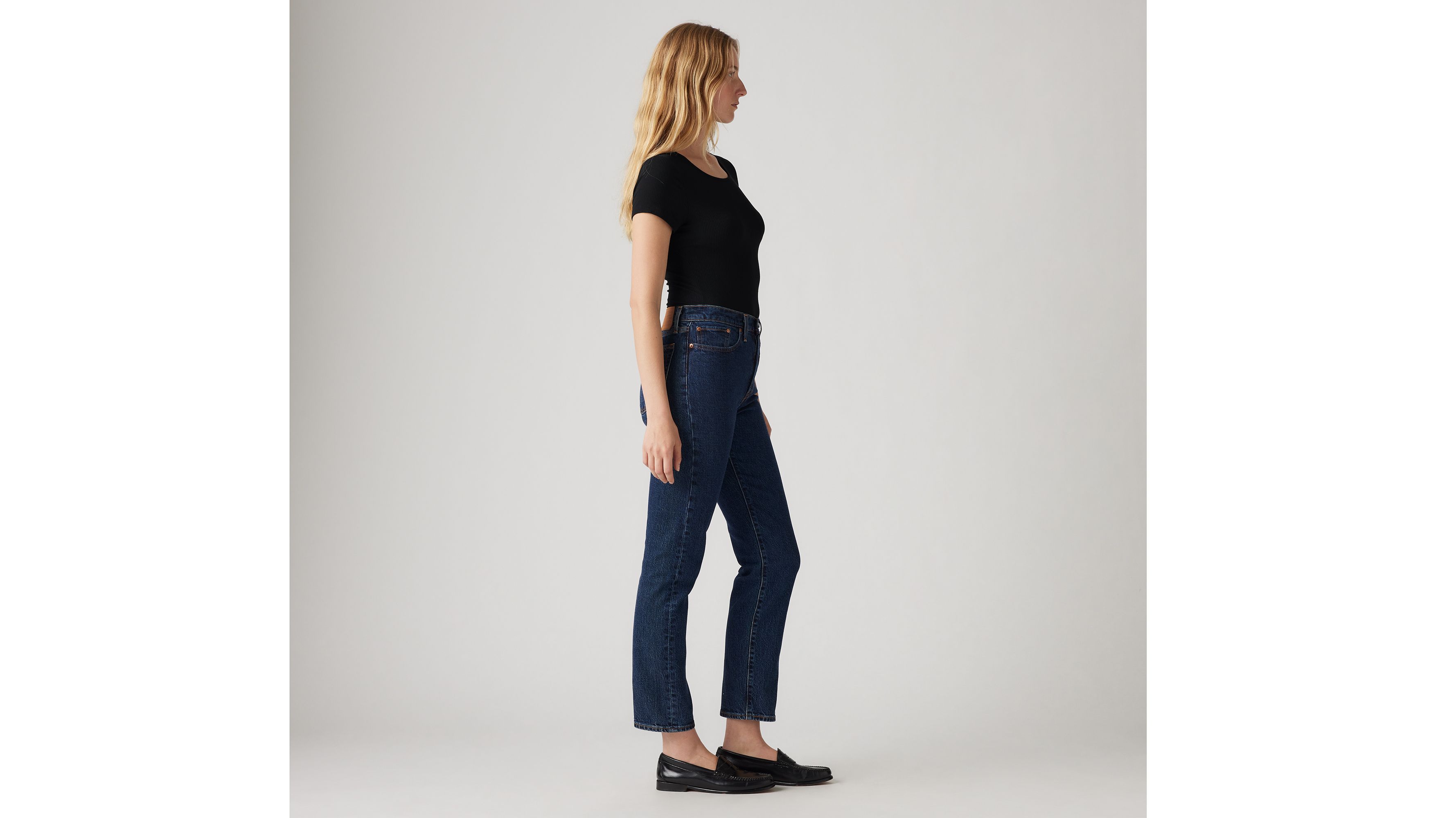 Levi's Wedgie Straight Fit Women's Jeans 33x28 In Salsa Dark Stone