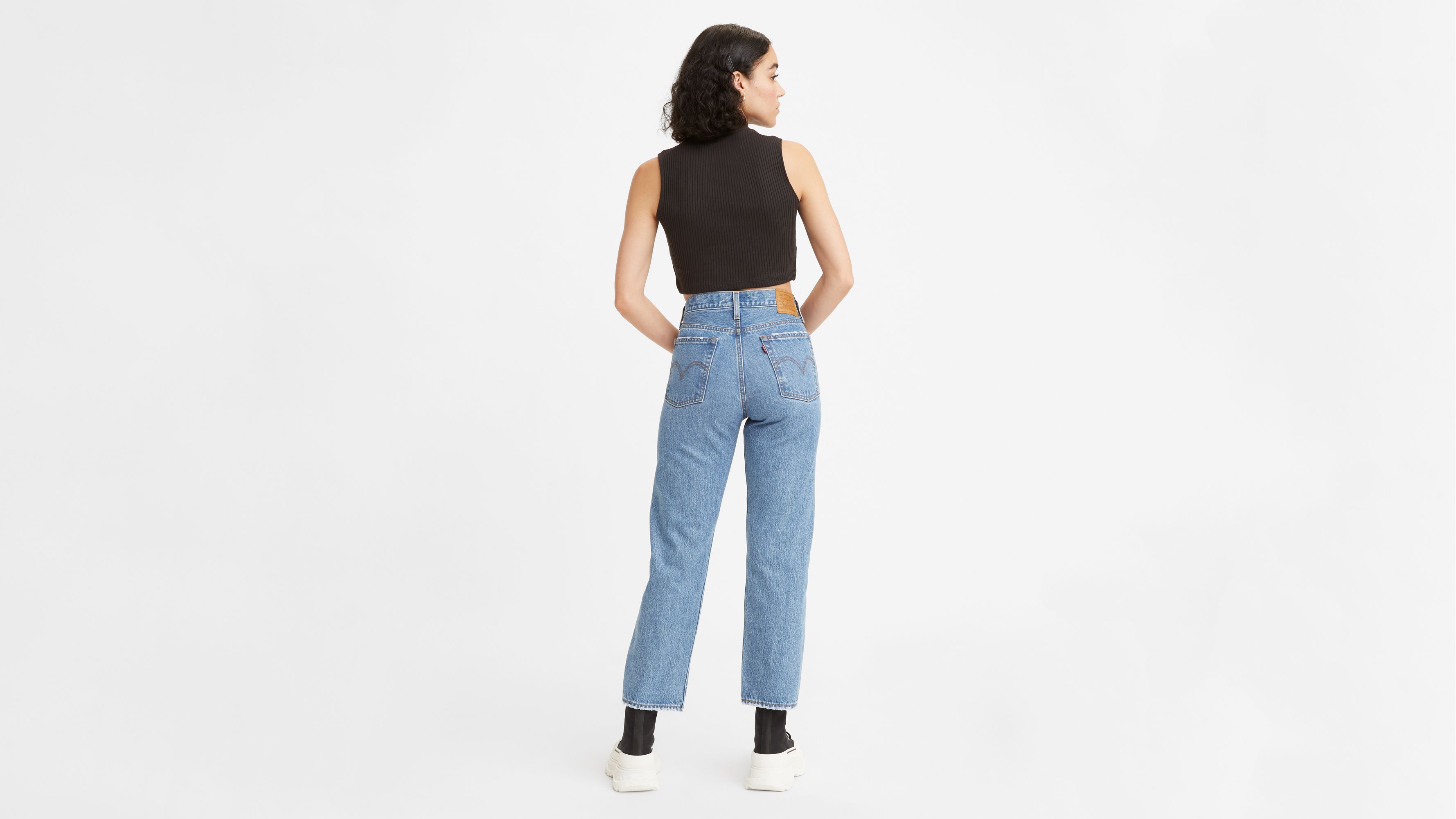 Levi black wedgie outlet jeans