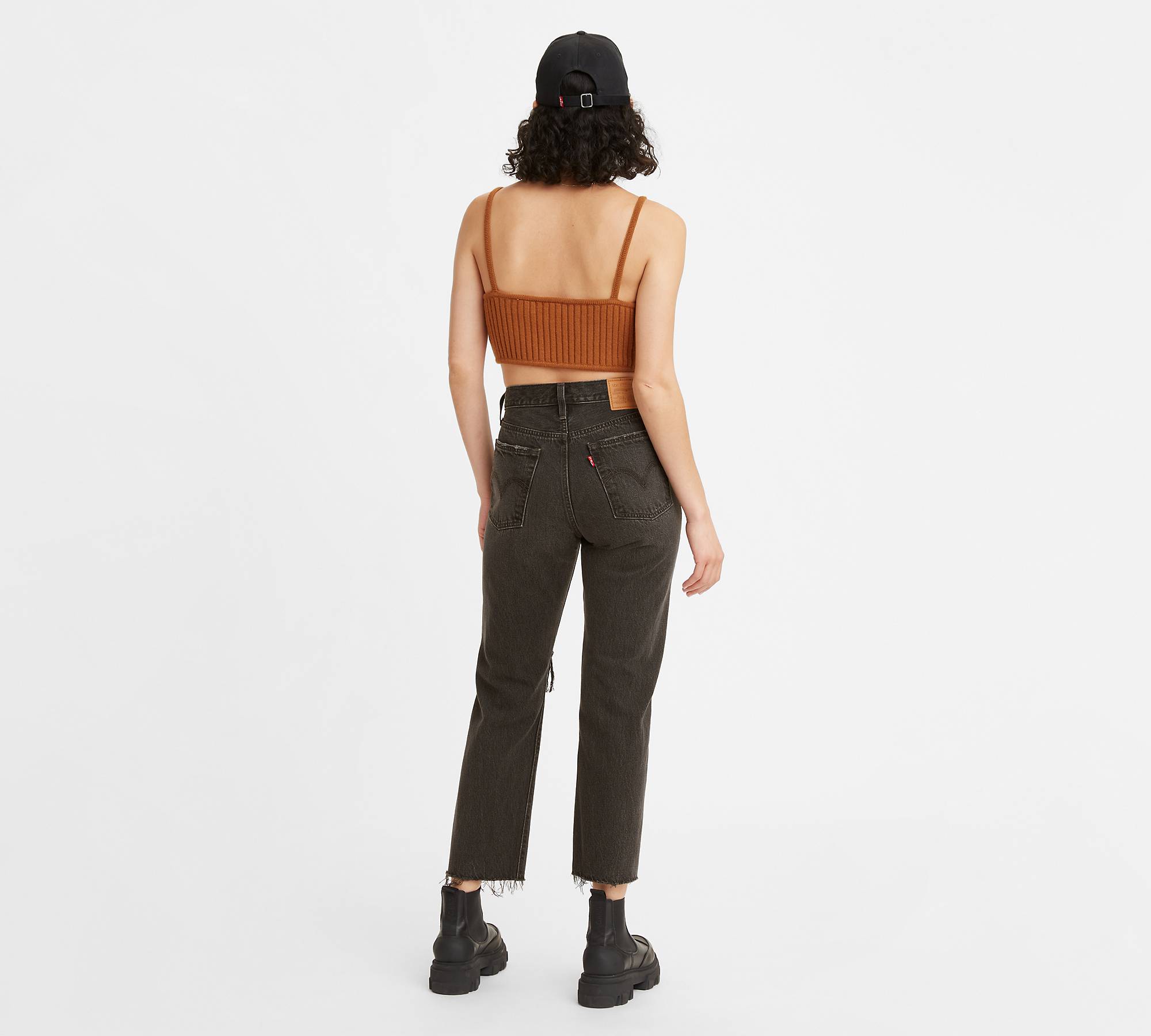 Wedgie Straight Jeans - Black | Levi's® NO