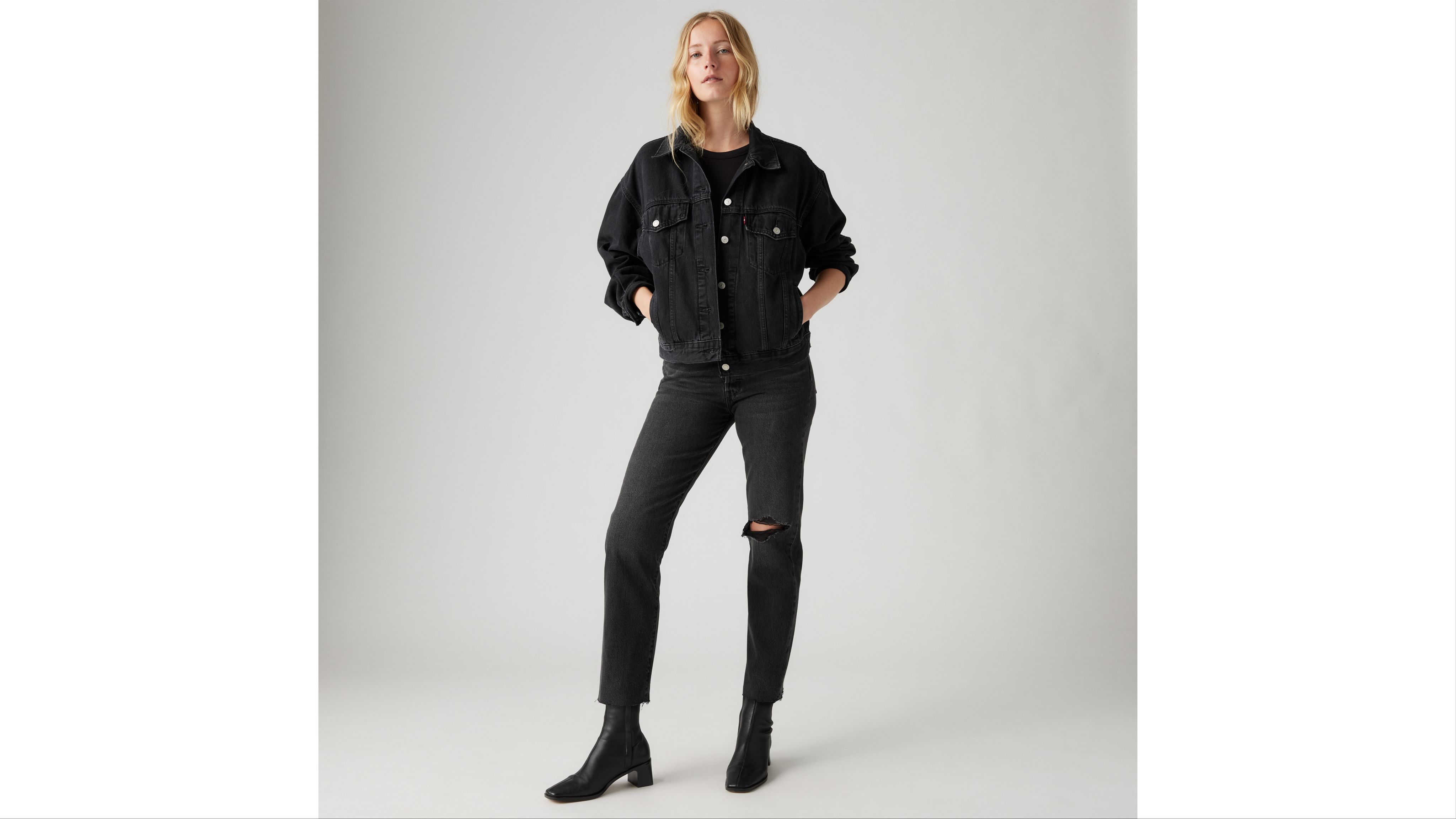 Wedgie fit straight jeans black clearance heart