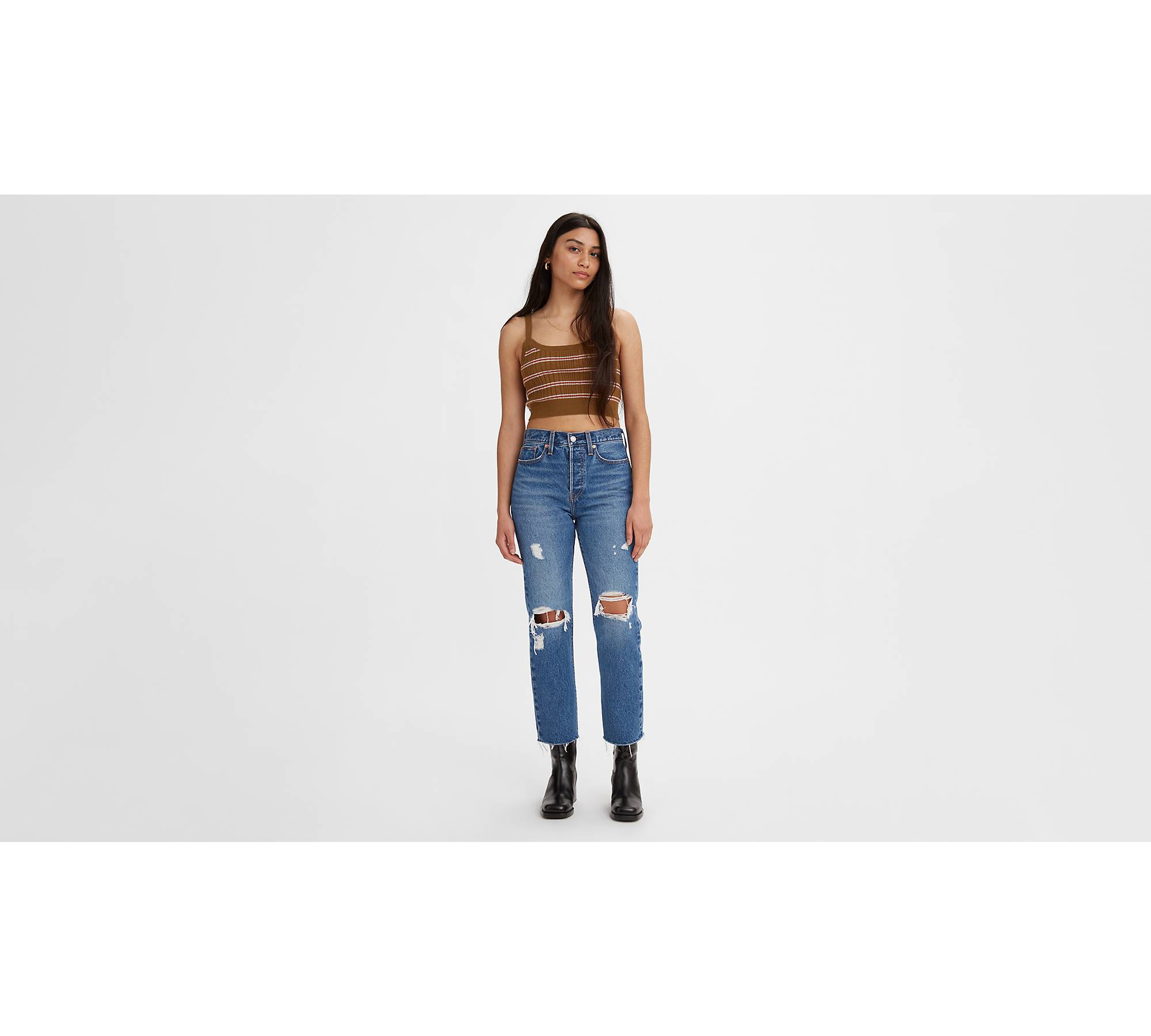 Womens Jeans Hip Lifting Leggings Slim Fitting Cropped Pants 2023