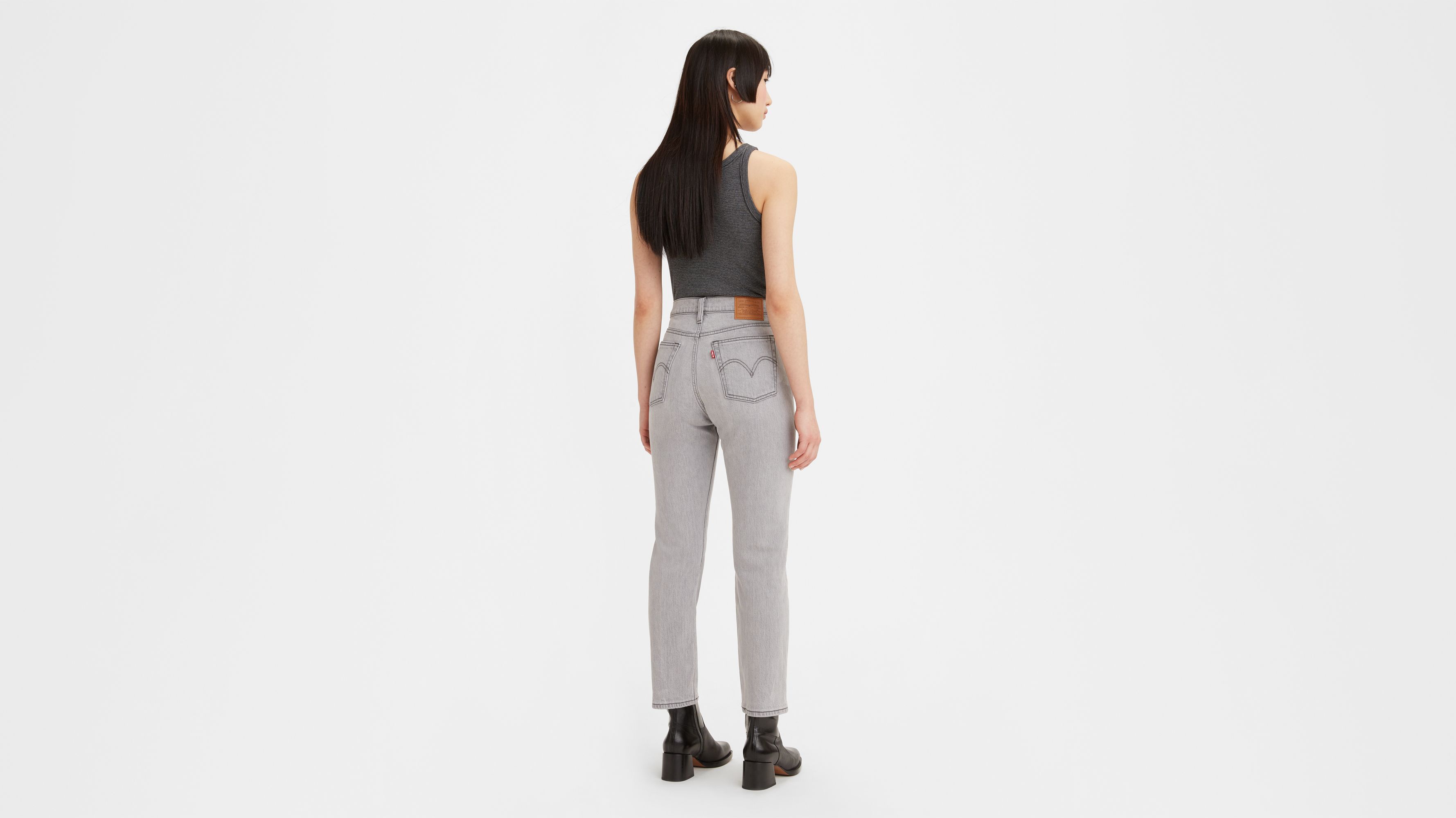 LEVI'S Wedgie Straight Jean Greys