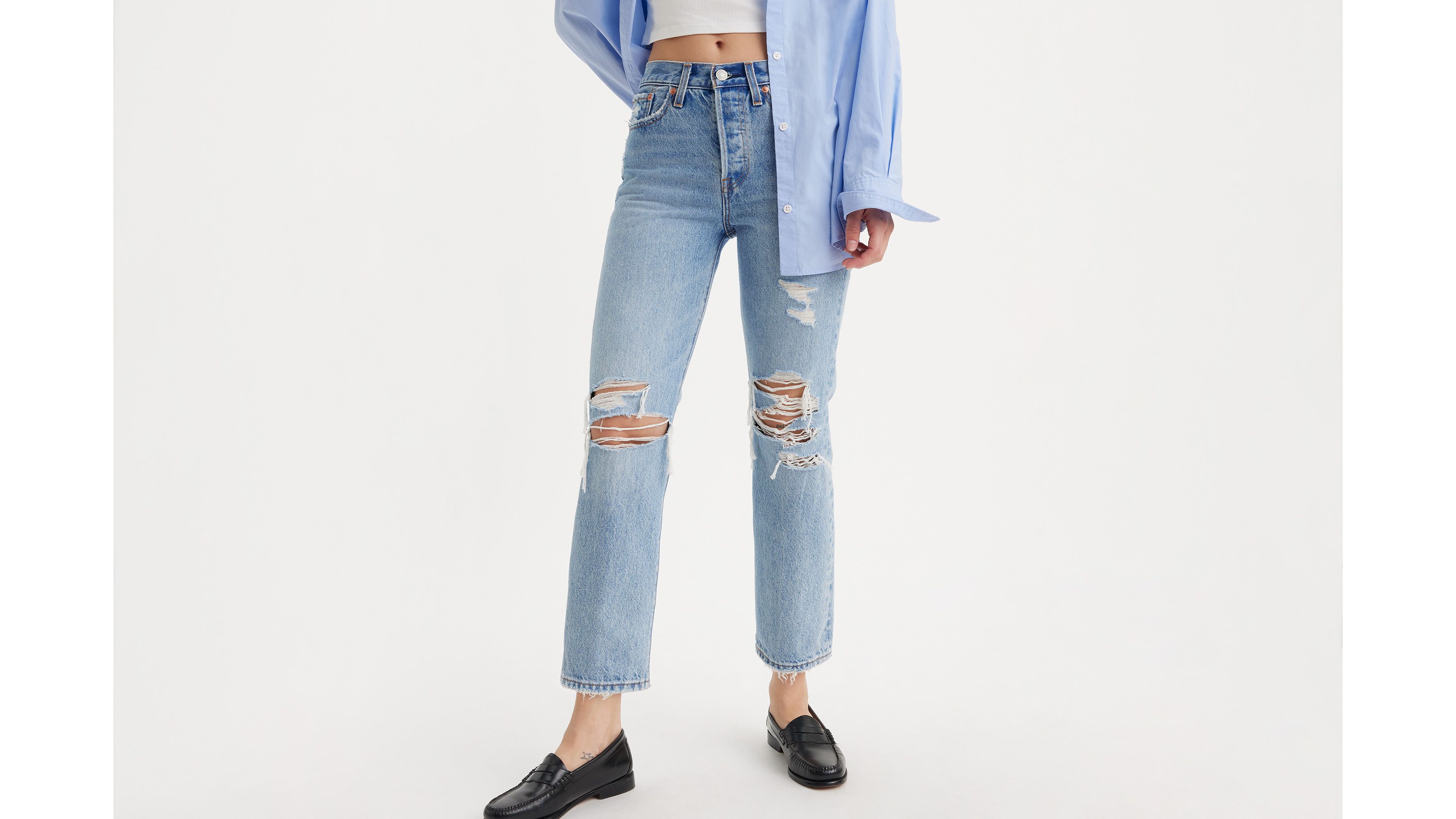 Wedgie Straight Fit Women's Jeans - Light Wash | Levi's® US