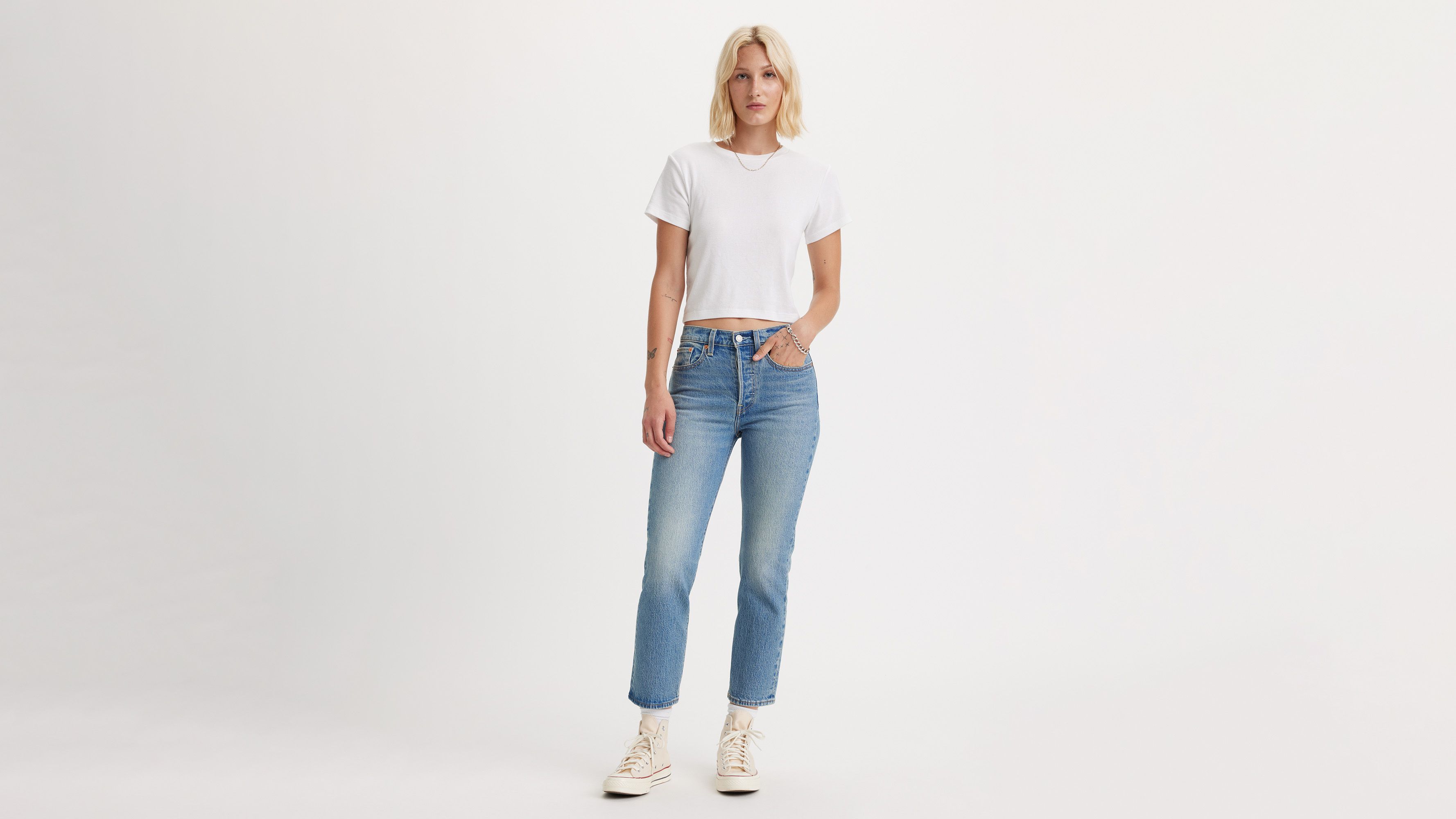 Levi's Women's Medium Wash Summer Love Wedgie Straight Jeans