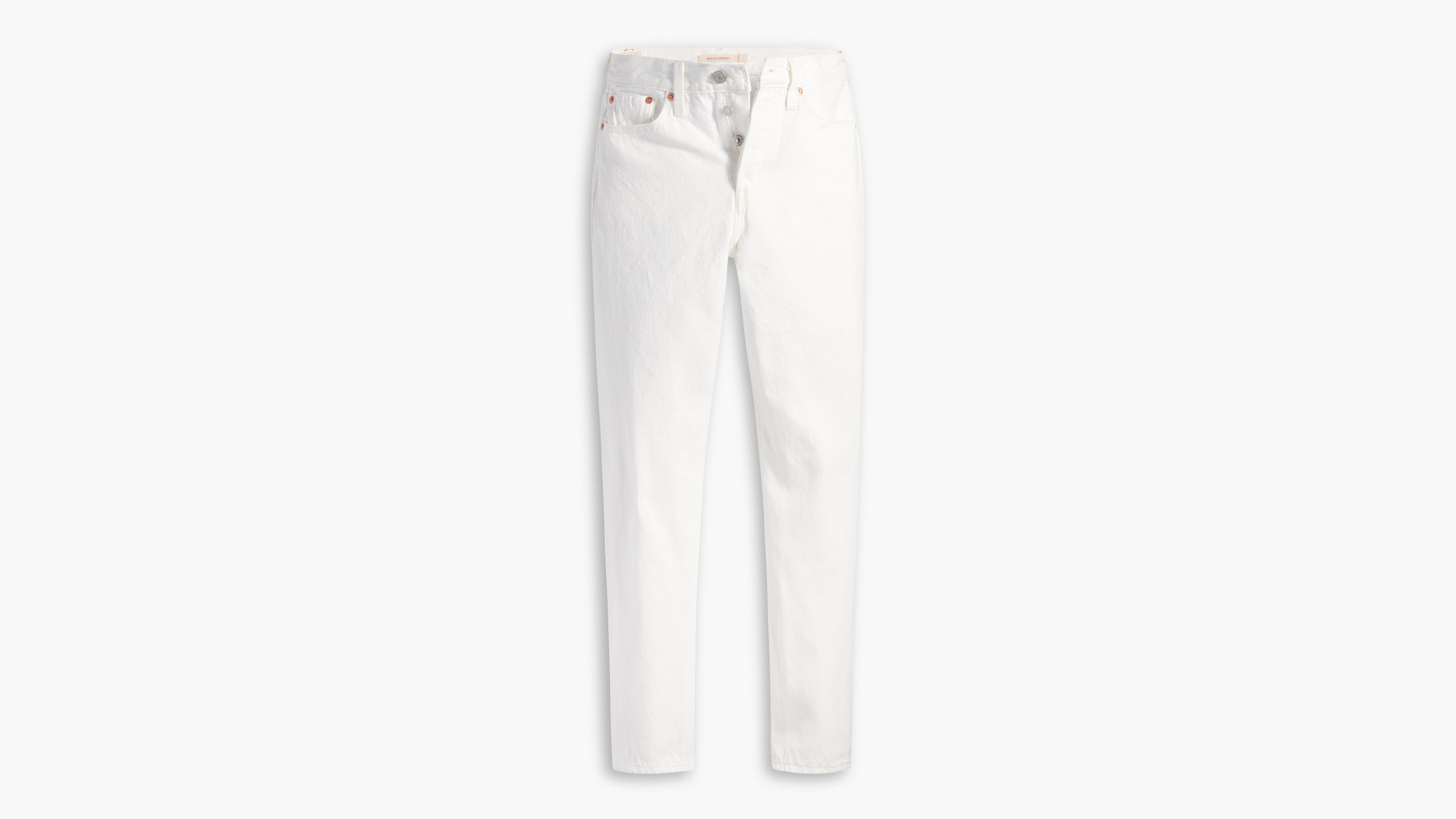 Solid White Jeans Women Straight Leg Streetwear Denim pants white Jean For  Women