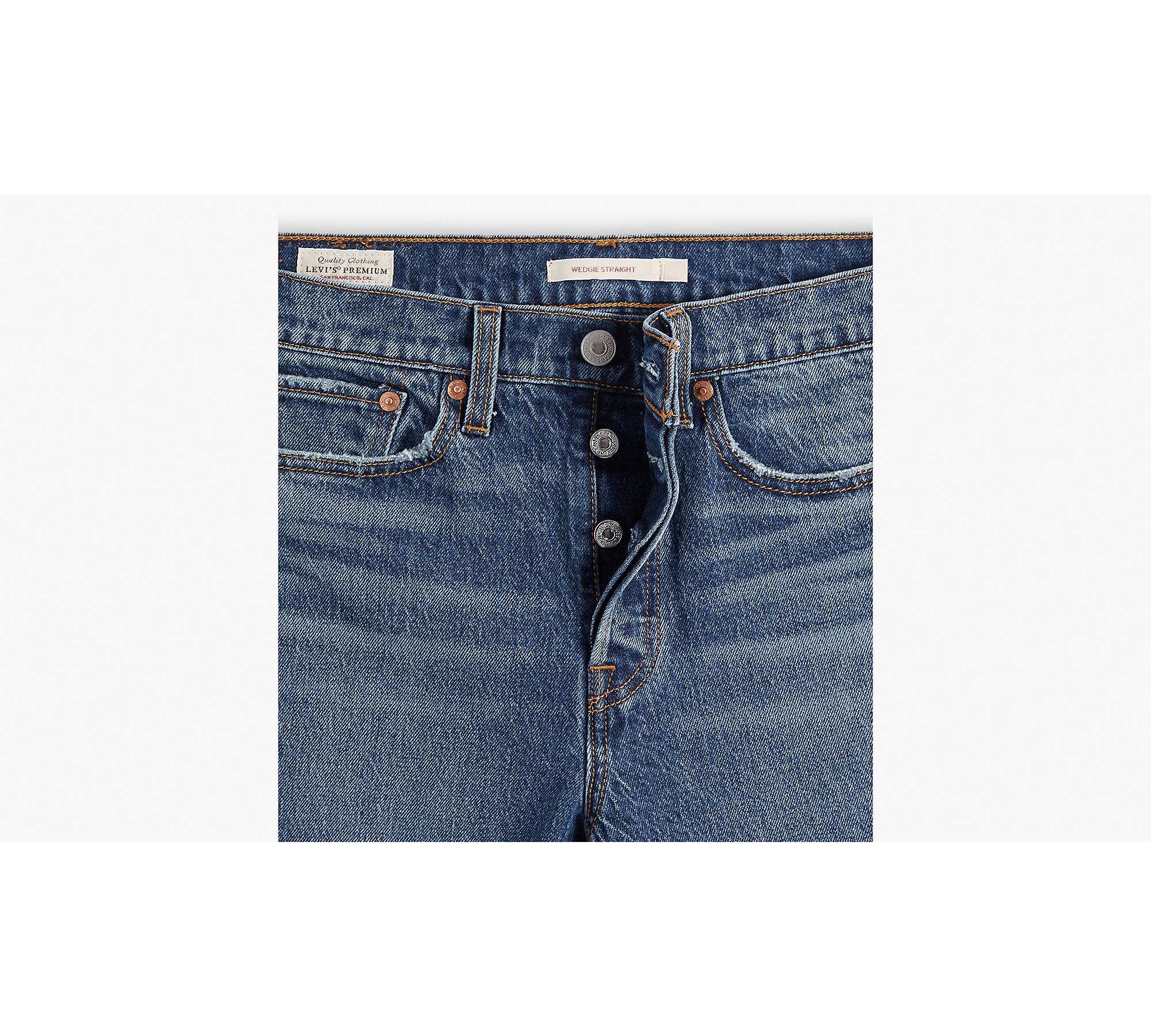 Wedgie Straight Jeans - Blue