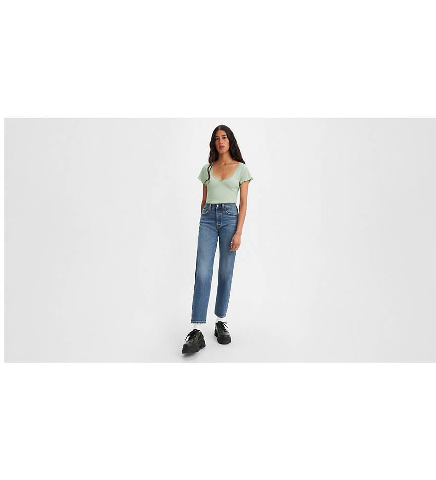 Wedgie Straight Jeans - Blue | Levi's® SE