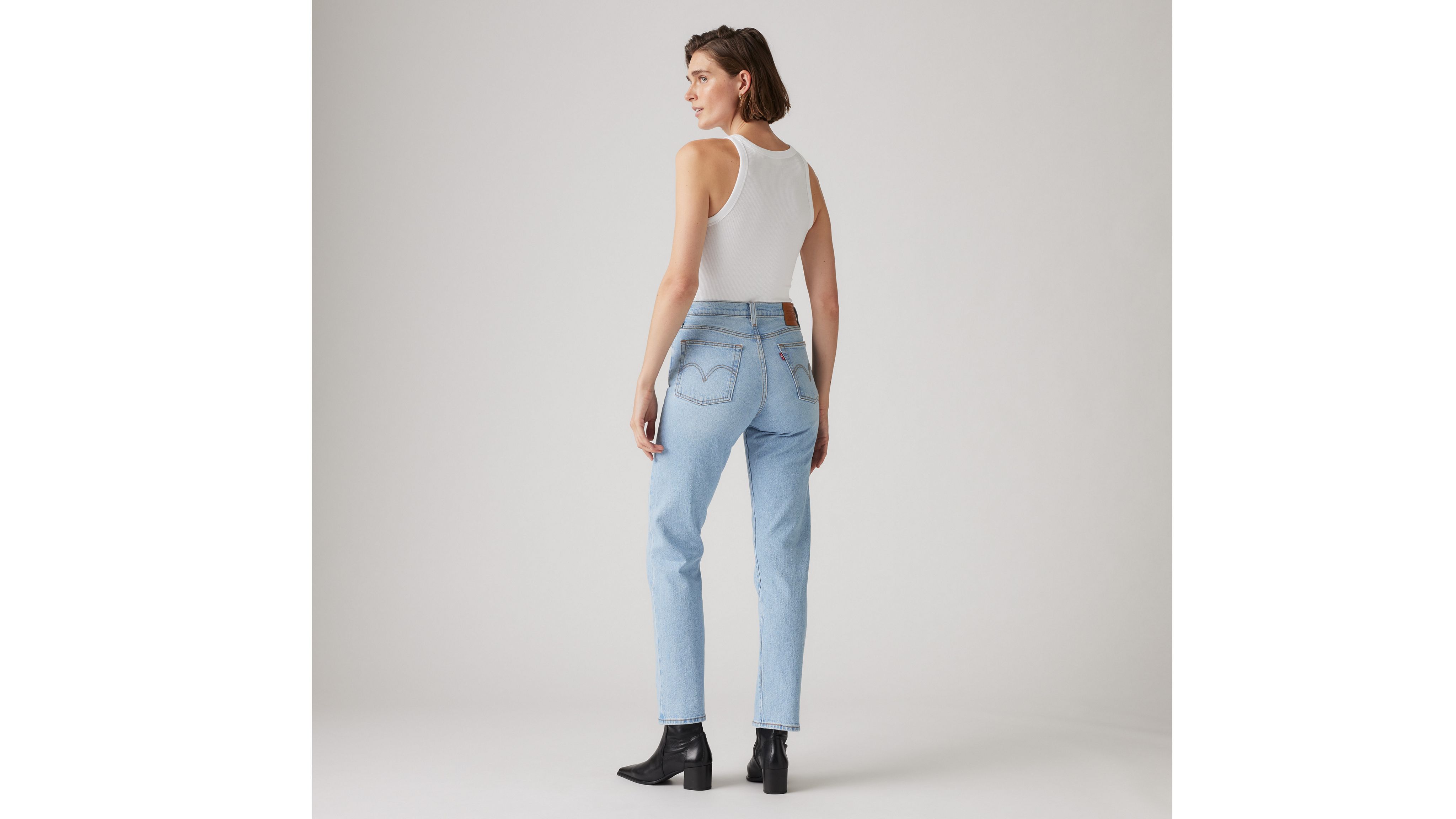 Levi's wedgie high shop waist straight jeans