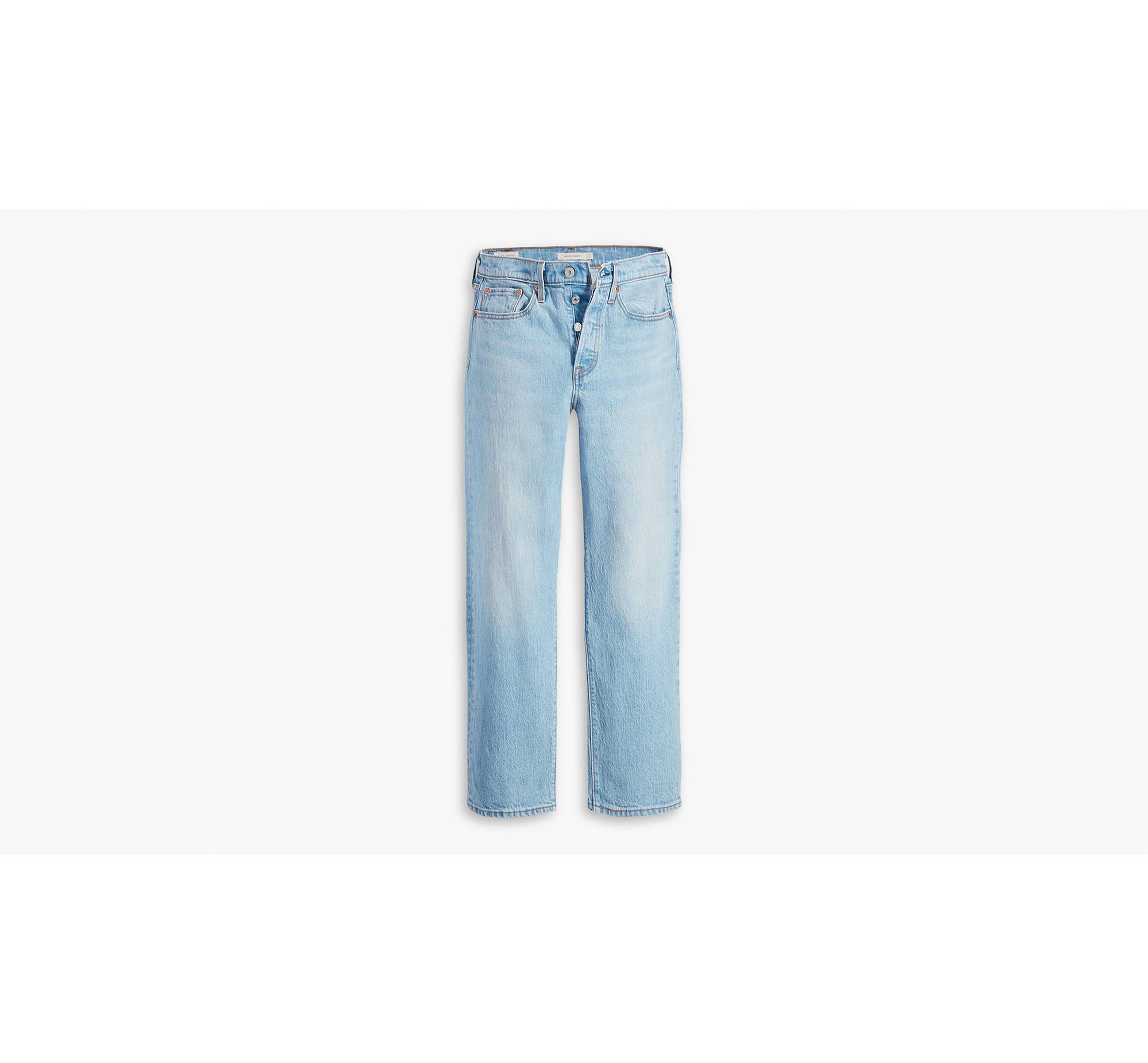 Wedgie Straight Jeans - Blue | Levi\'s® AZ | Stretchjeans