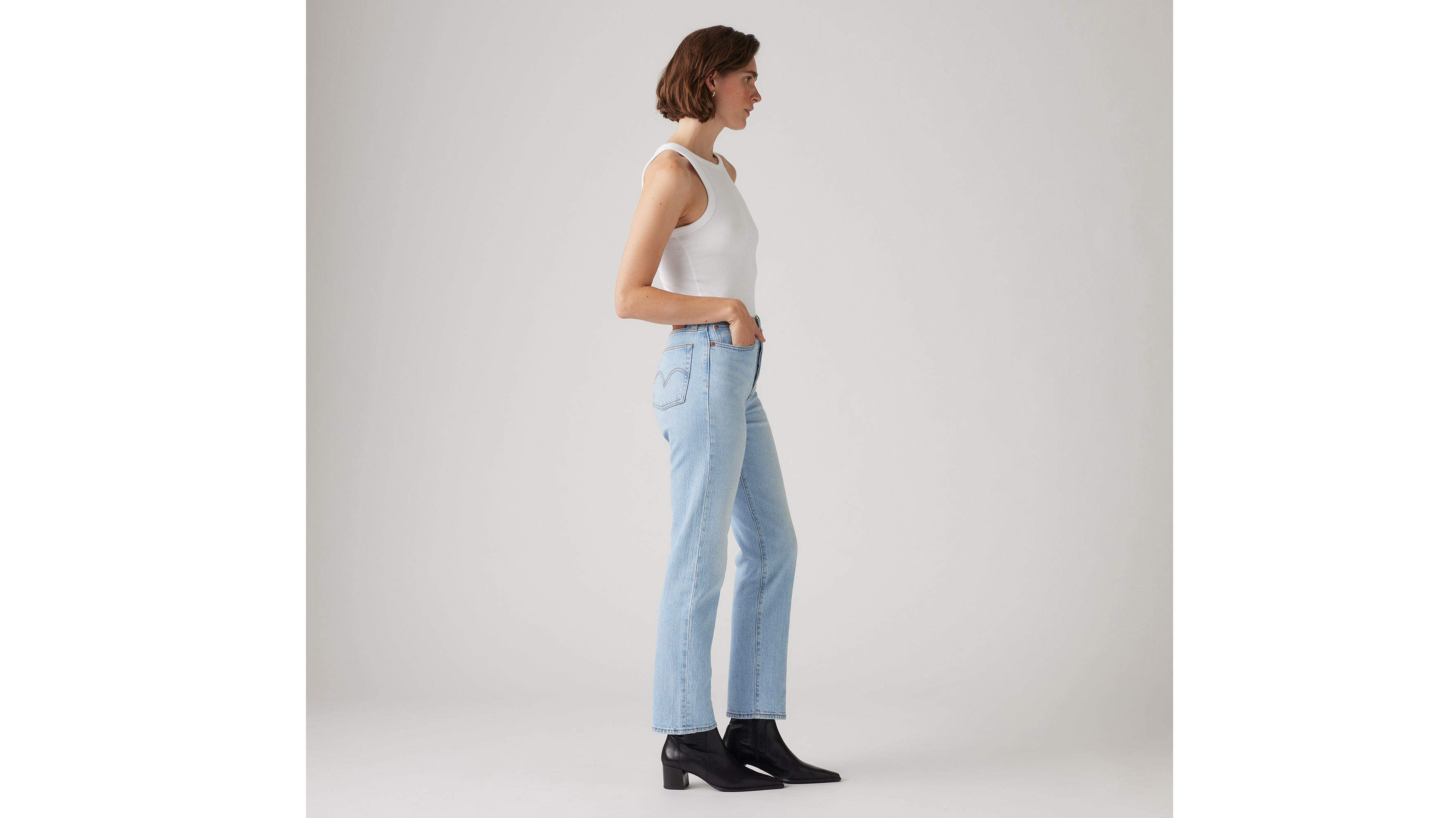 Levi's Wedgie Straight Jeans In Fully Baked