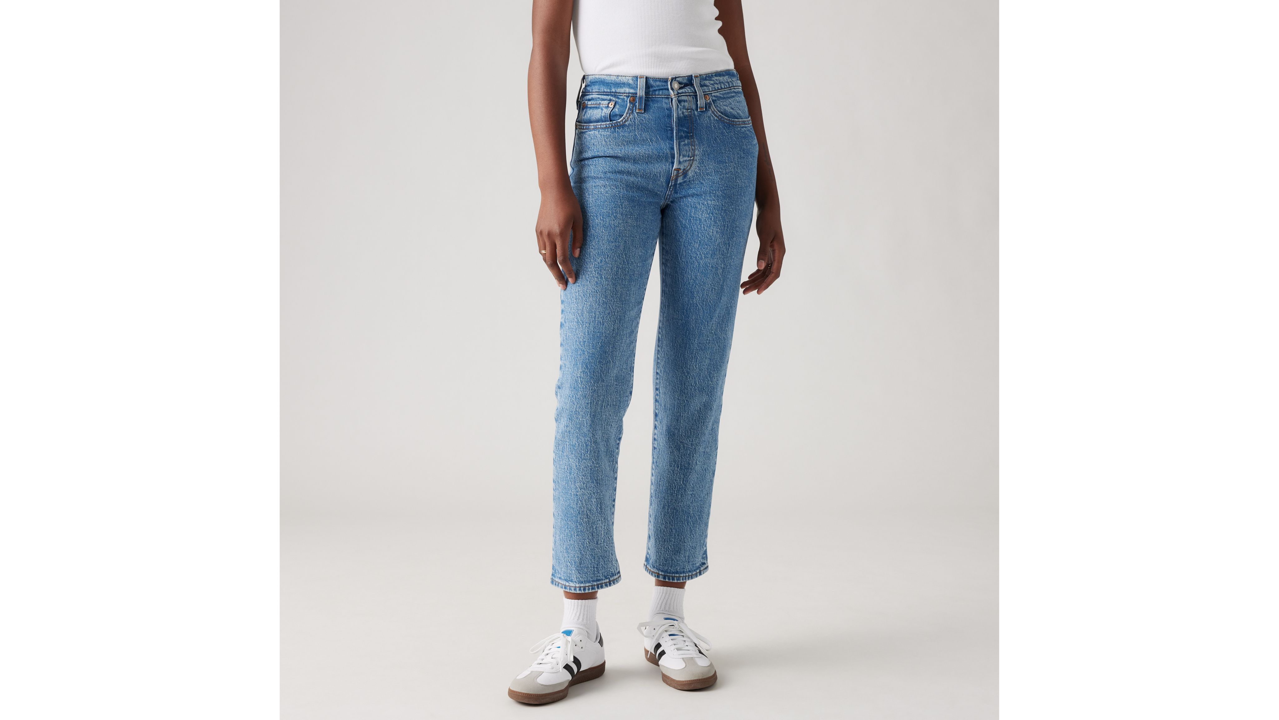 Wedgie Straight Jeans - Blue | Levi's® XK