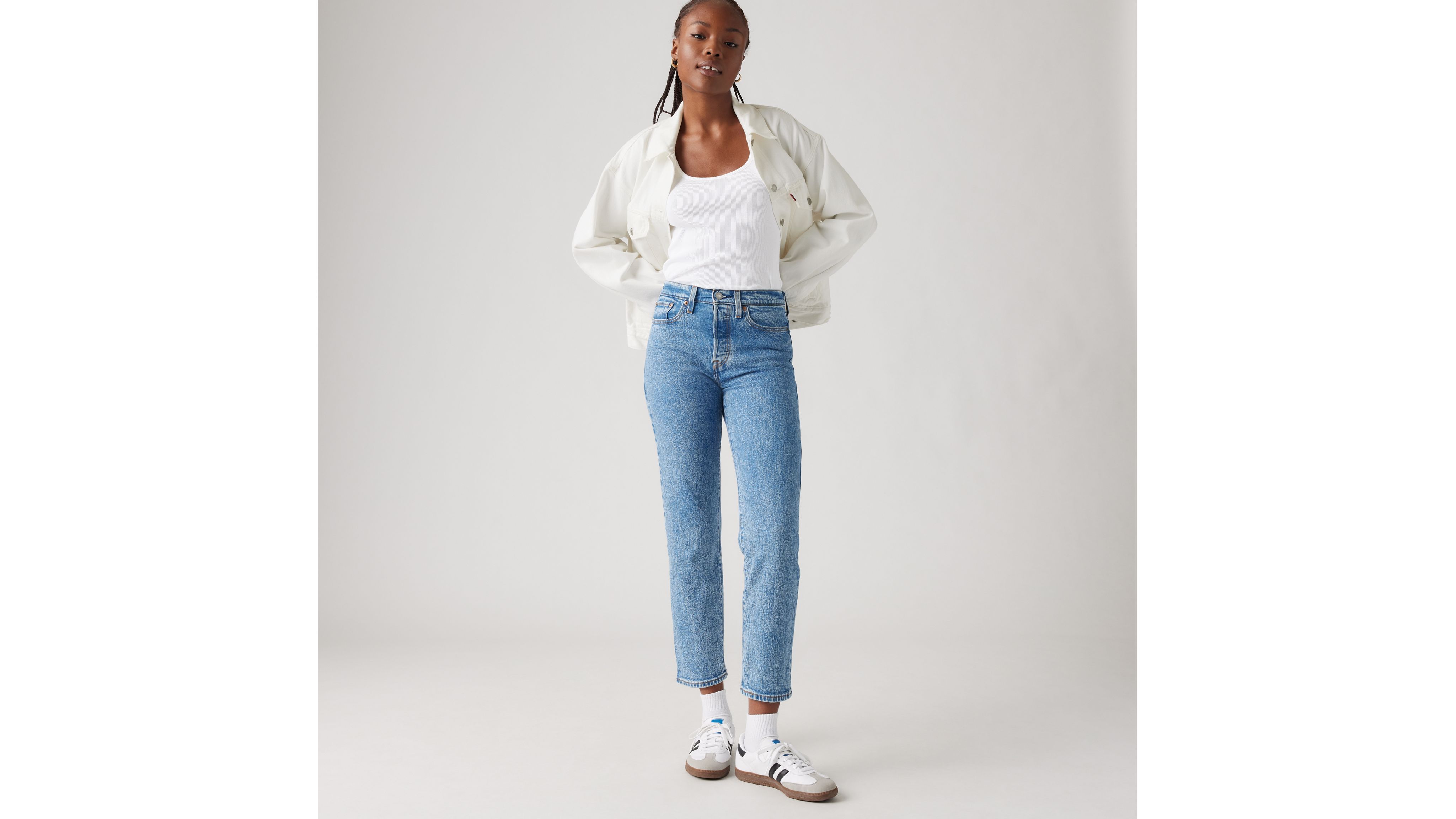 Levi's blue spice wedgie skinny outlet jeans