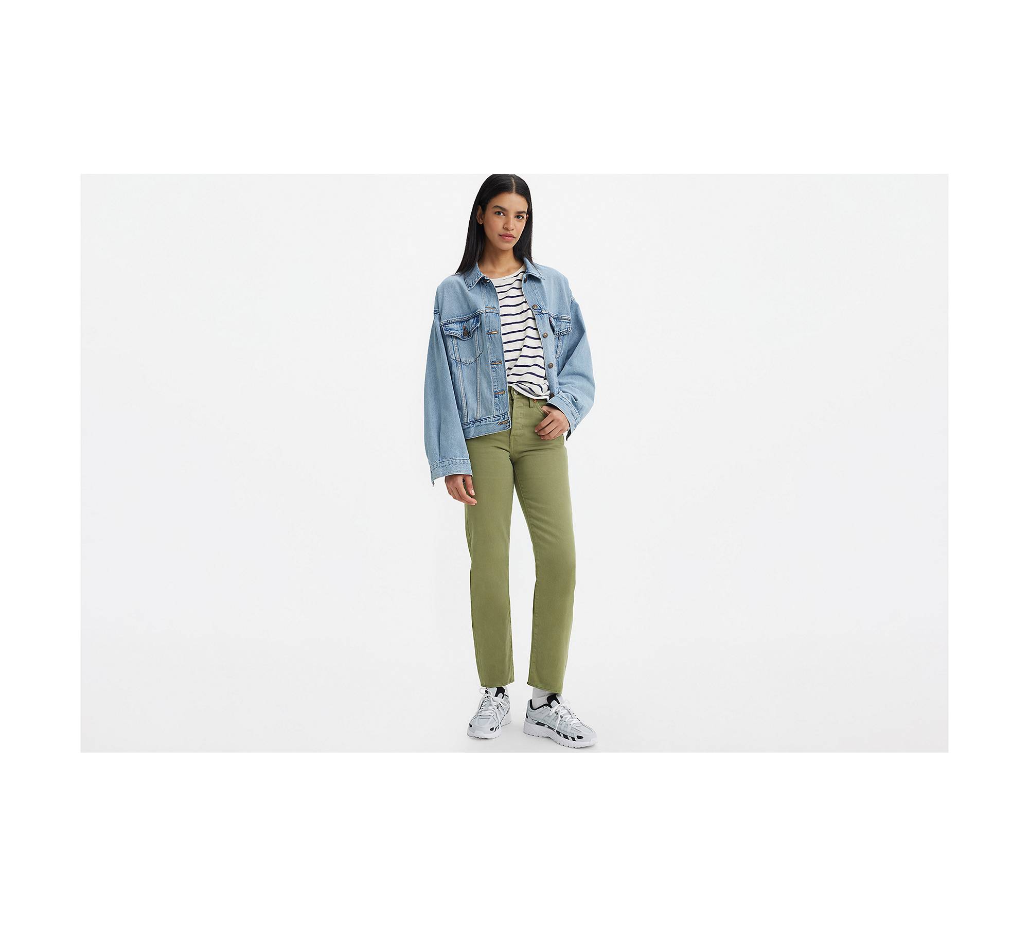 Wedgie Straight Fit Women's Jeans - Green | Levi's® US