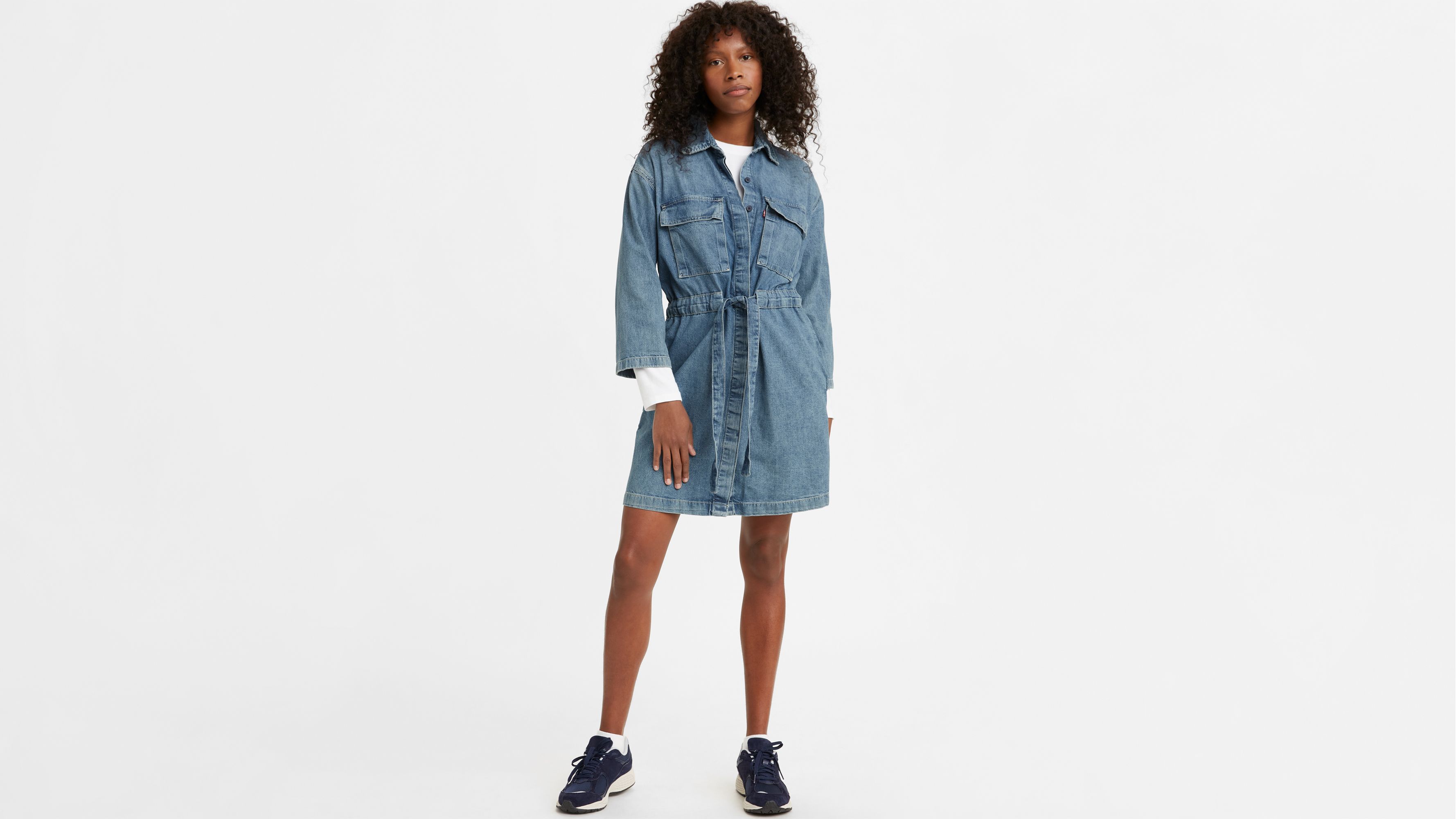 Ainsley Utility Denim Dress