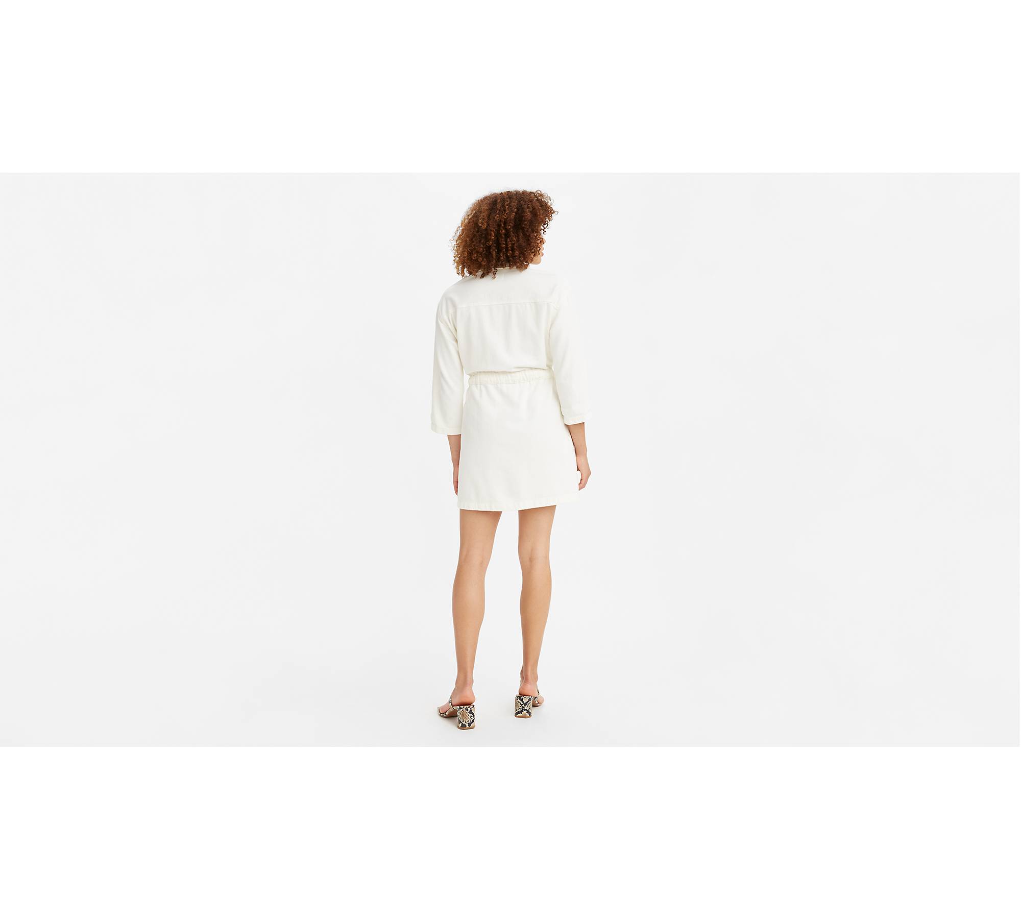 Ainsley Utility Denim Dress - White | Levi's® US