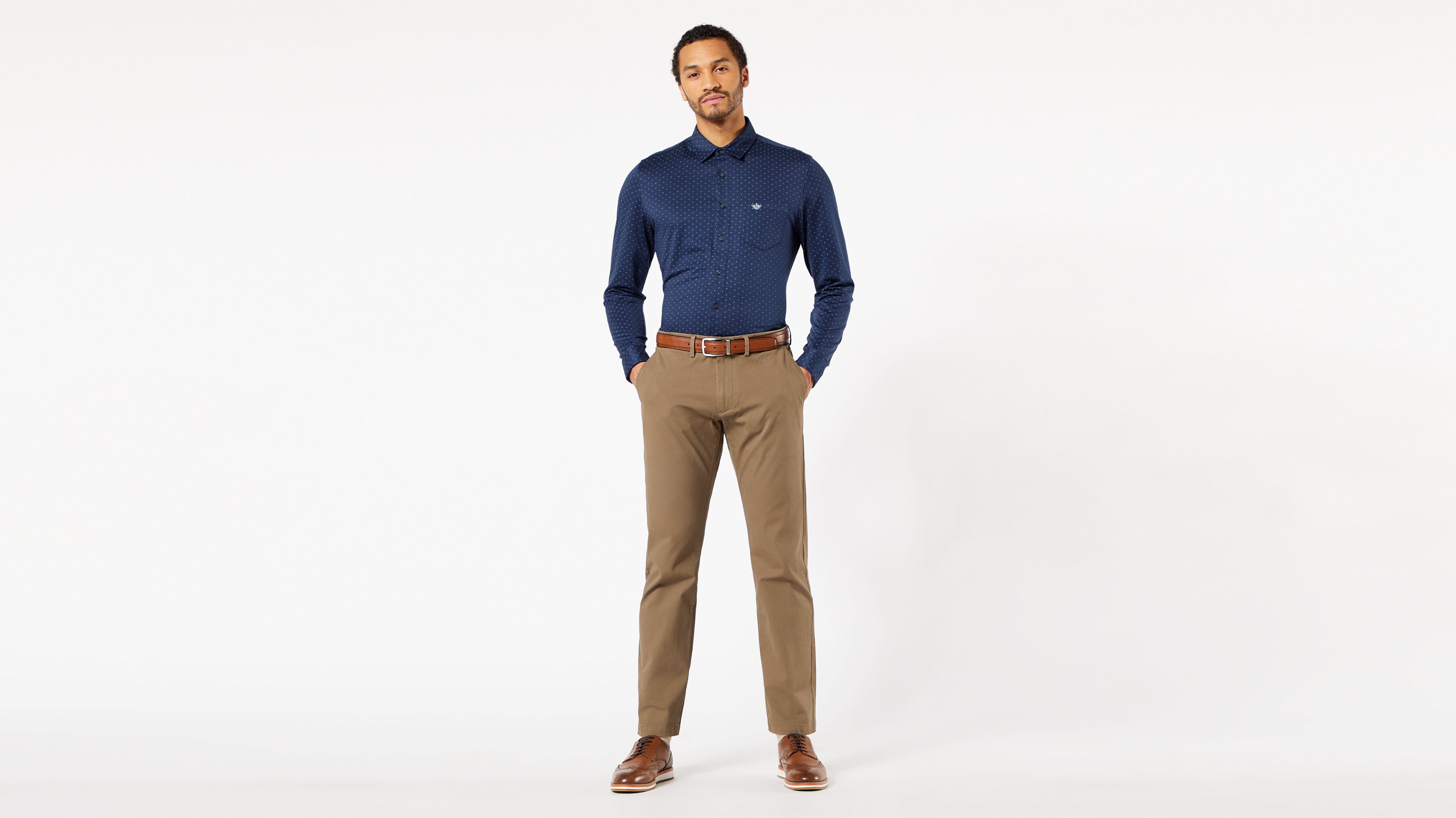 dockers alpha khaki straight fit