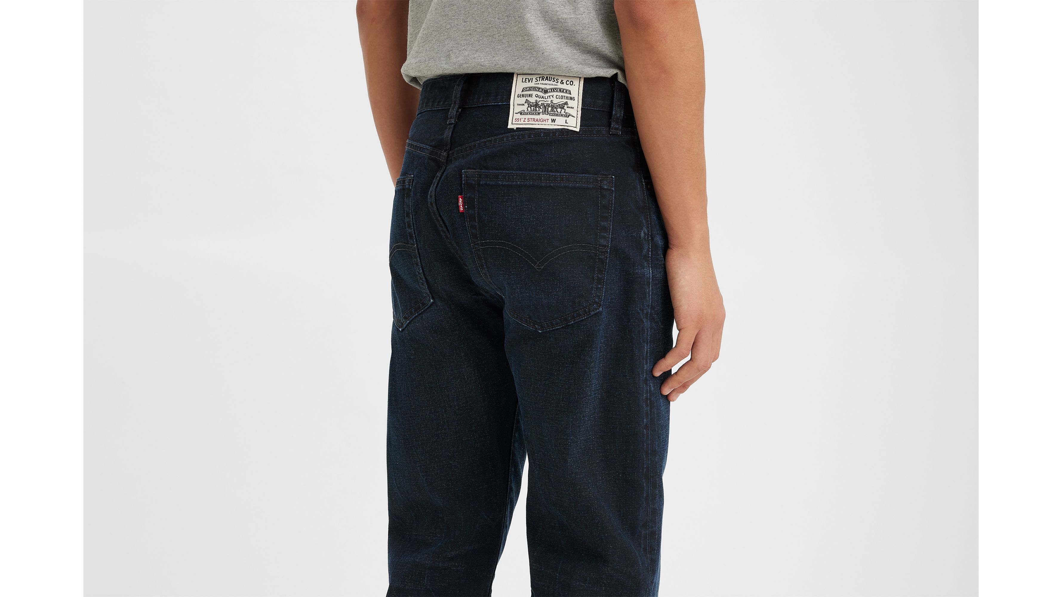 Levi's® Wellthread® 551™z Authentic Straight Fit Men's Jeans - Dark Wash