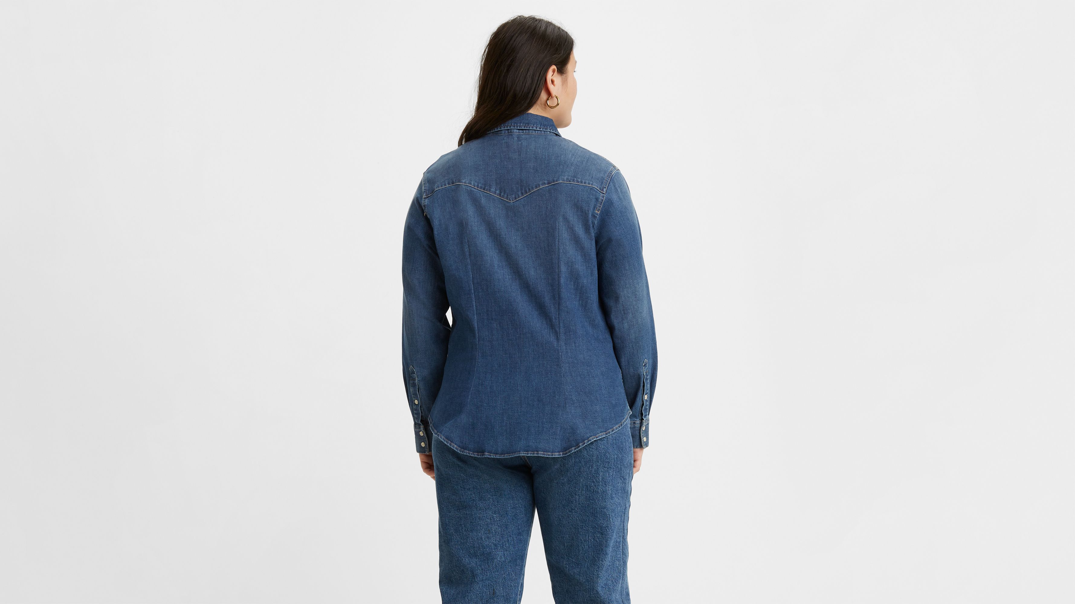 Western Shirt (plus Size) - Medium Wash | Levi 