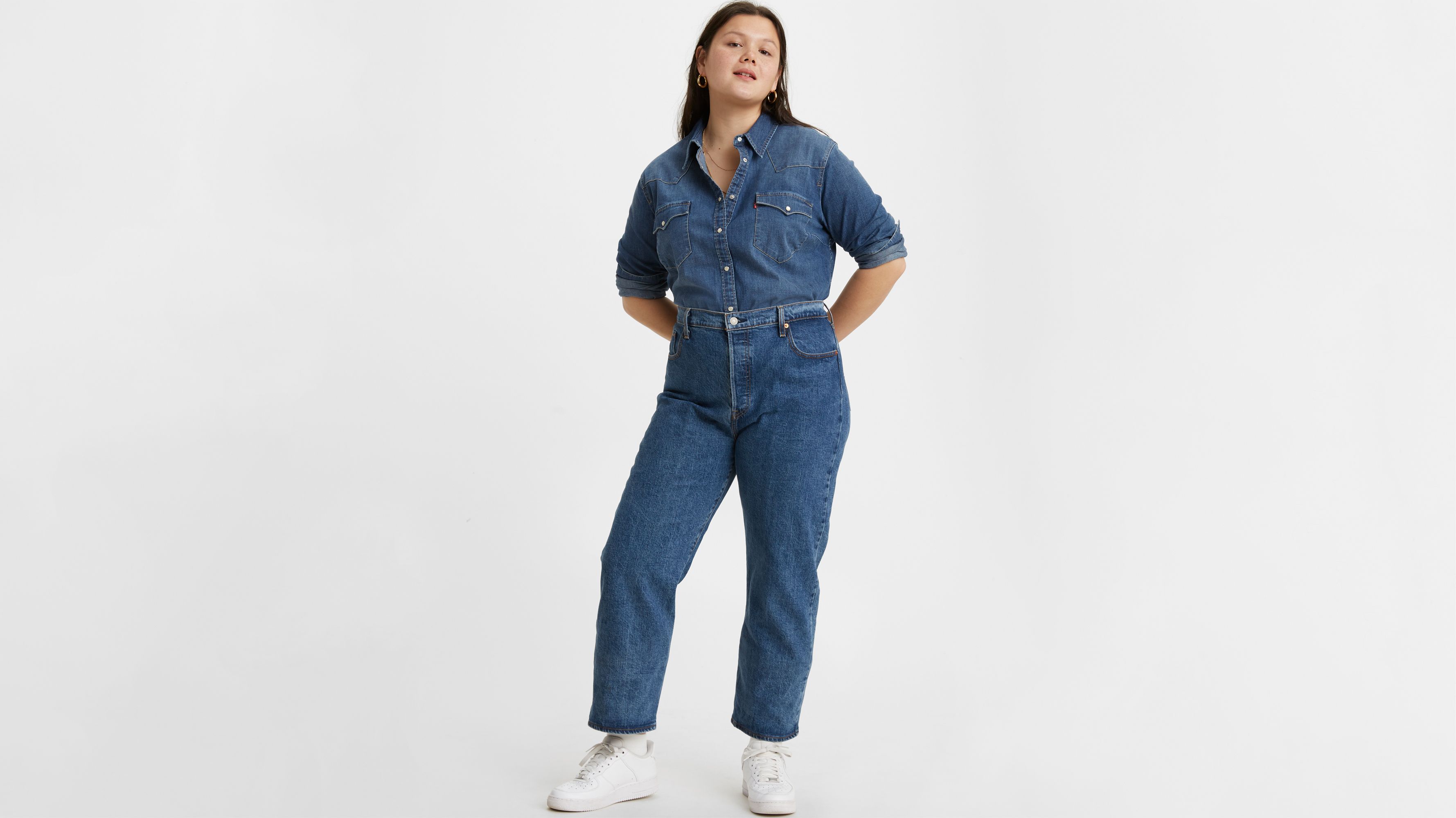 Western Shirt (plus Size) - Medium Wash | Levi