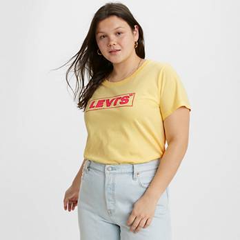 Levi's® Logo Perfect Tee Shirt (Plus Size) 3
