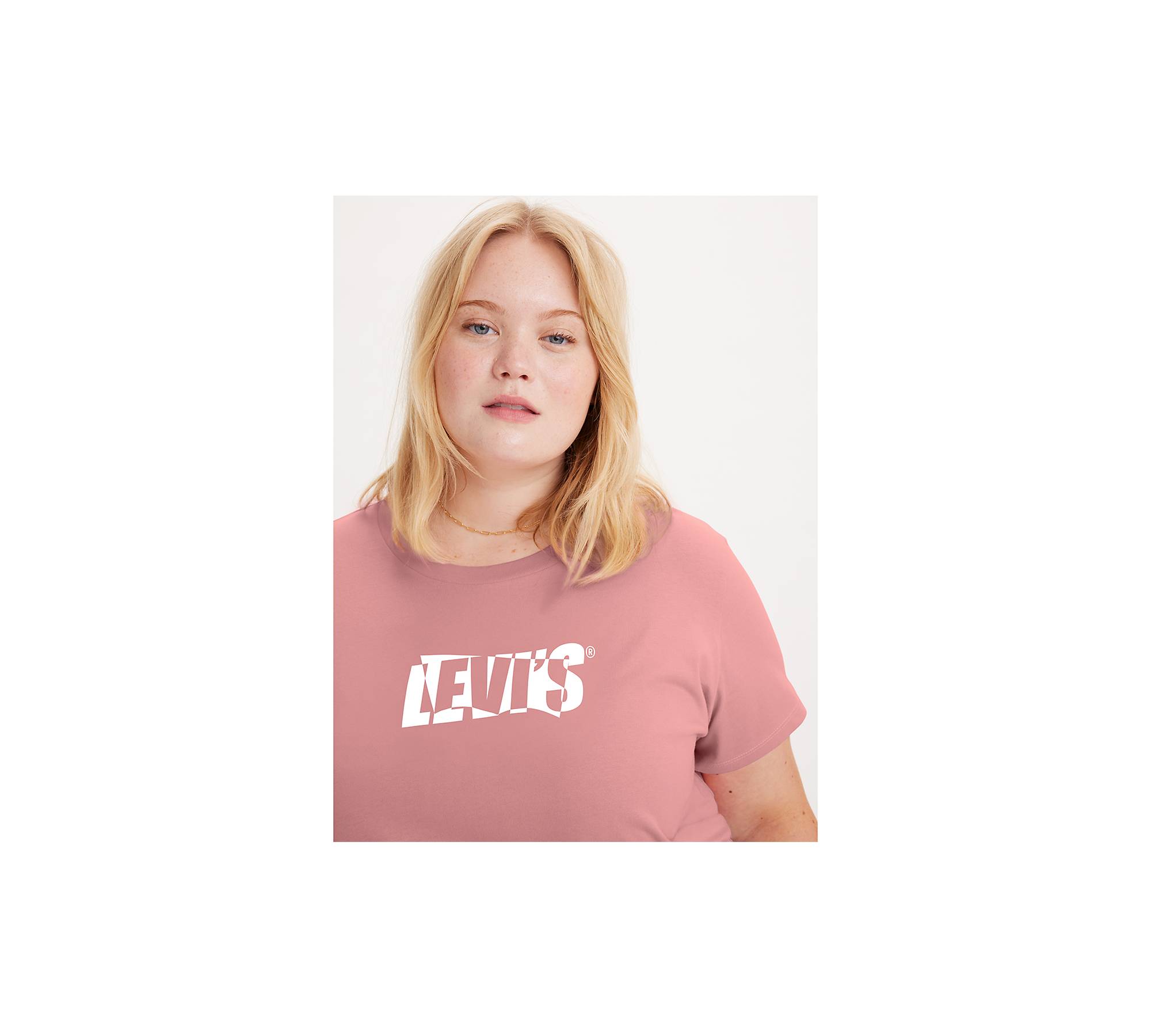 Levi's® Logo Perfect T-shirt (plus - Red | Levi's® US