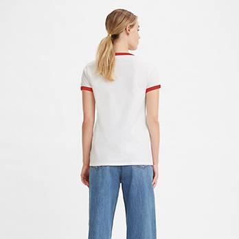 The Perfect Ringer Tee - White | Levi's® GB