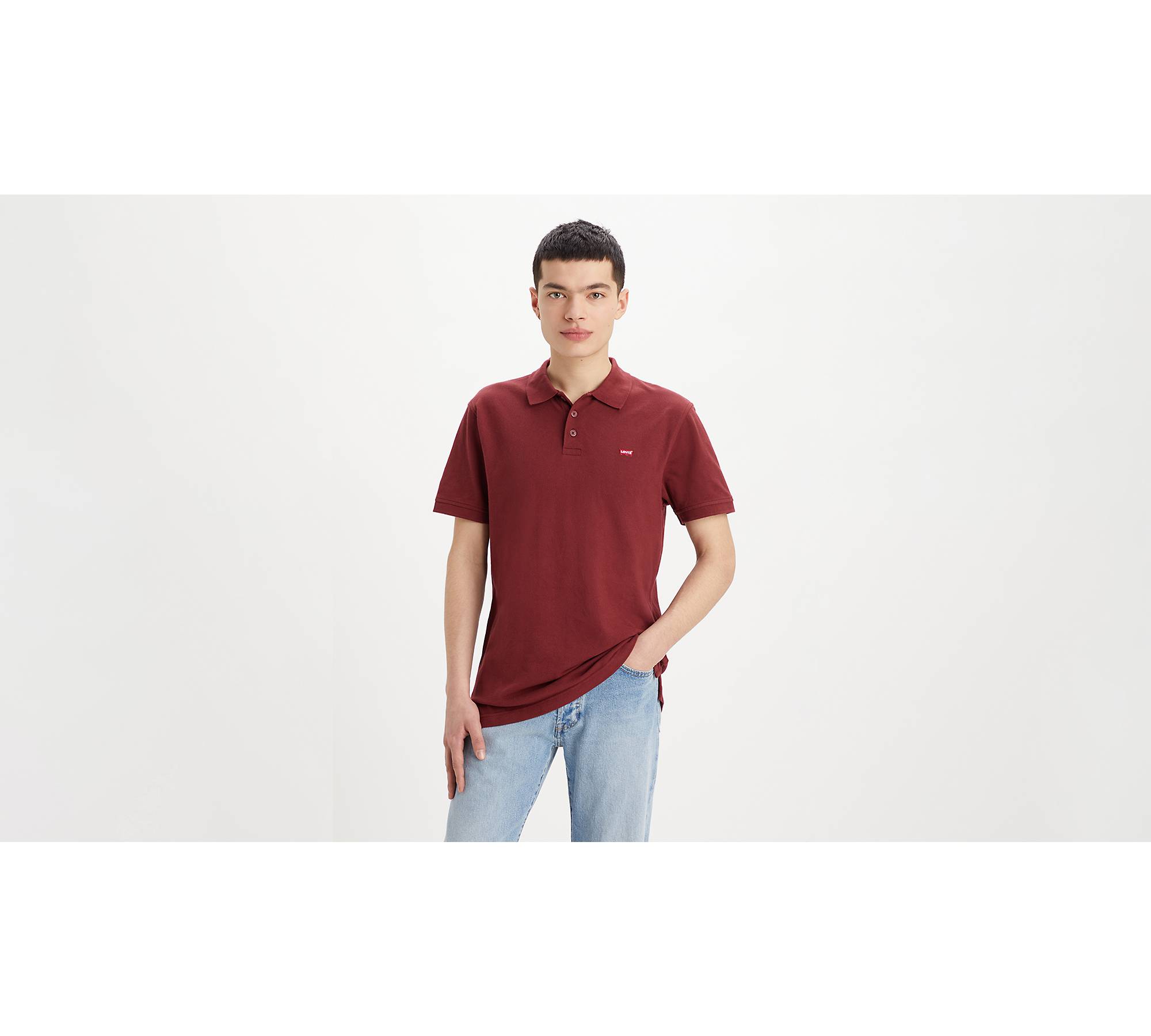 Lacoste Red Polo Shirt - Red / S