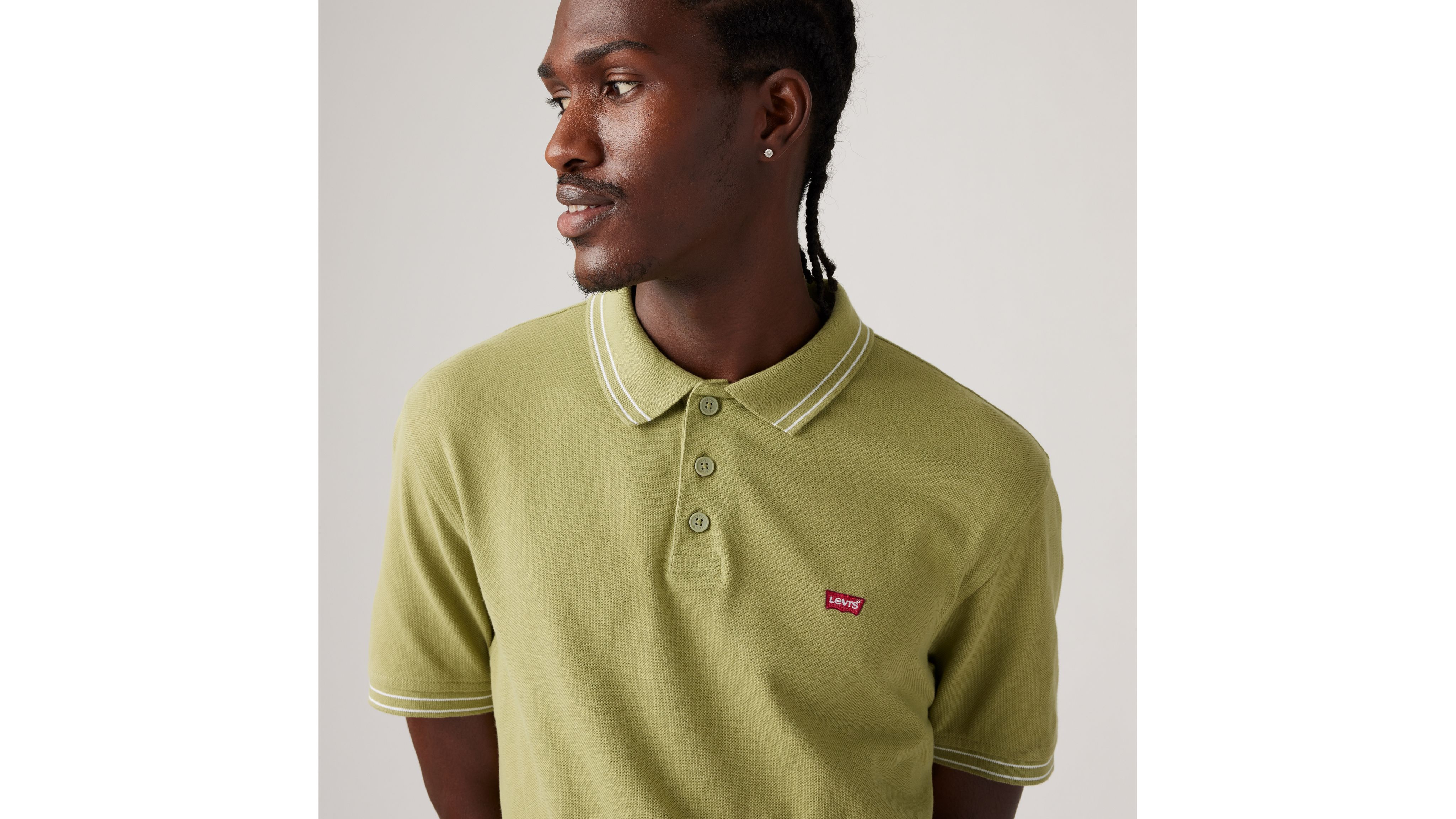 CLUBHAUS × TANGRAM DICE POLO SHIRTS WHITE TGA-MPL84
