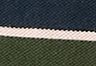 Alden Stripe Duffel Bag Pique - Green