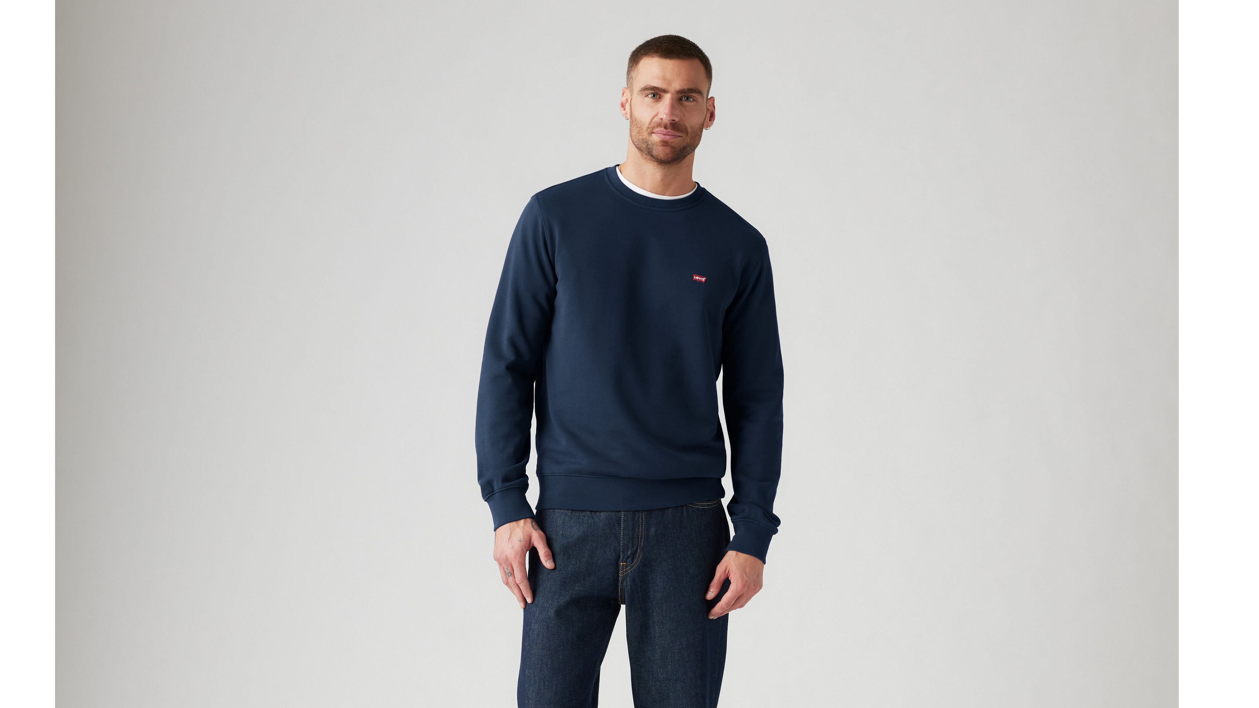 levi's sweatshirt blue