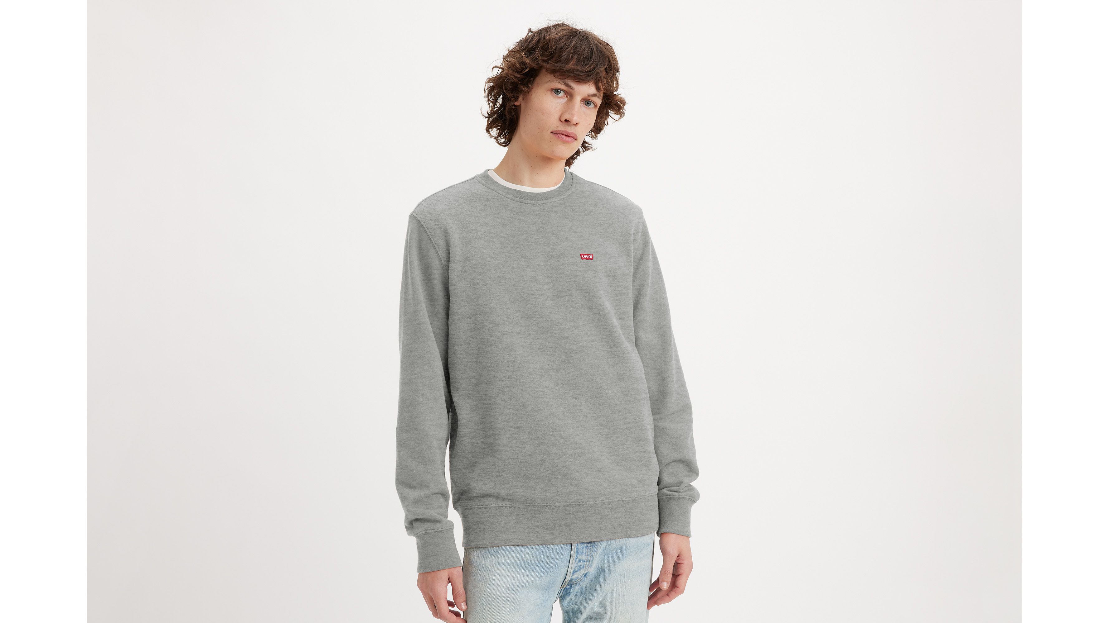 Levis grey sweater best sale