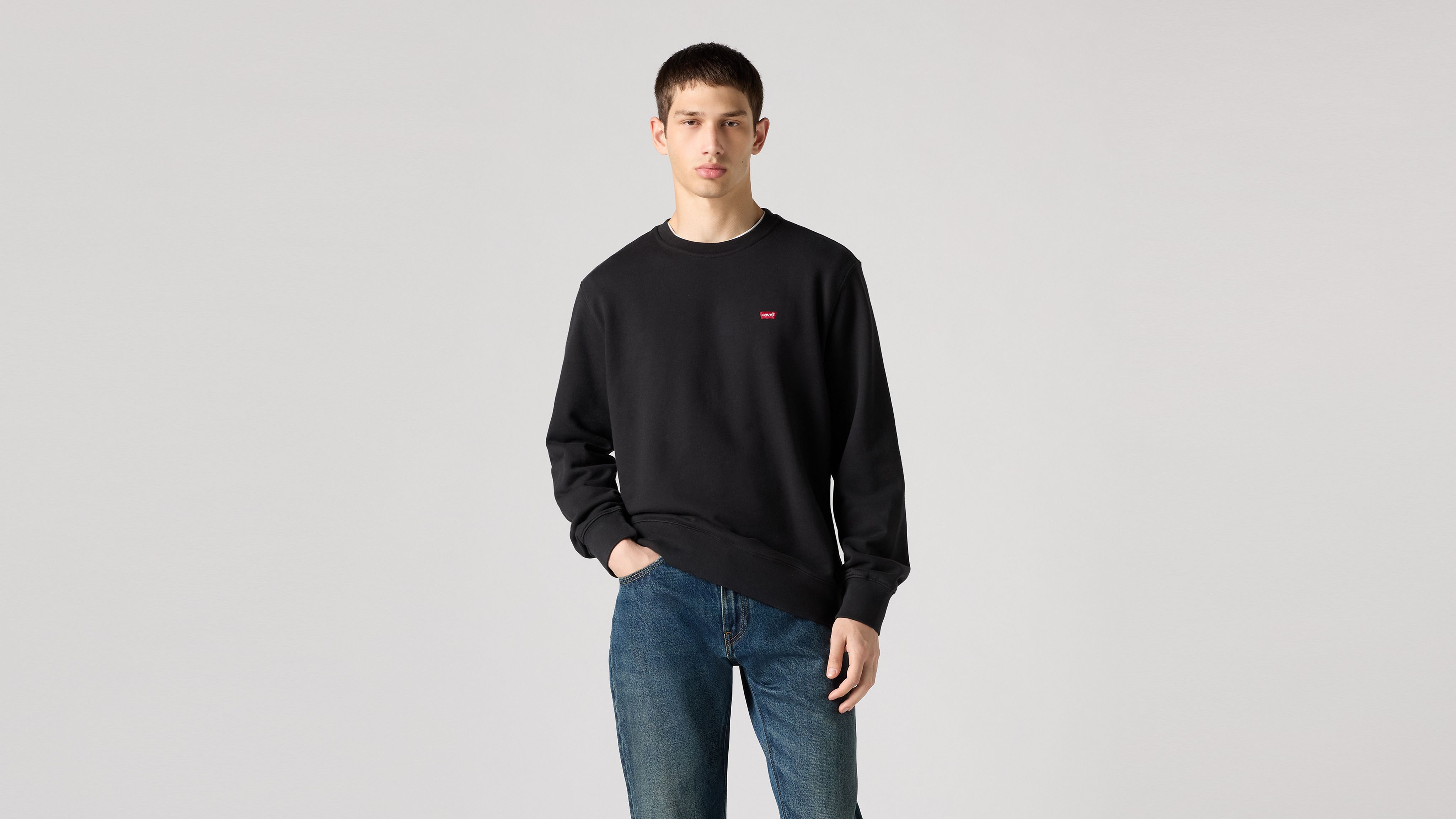 levi's sweatshirt black