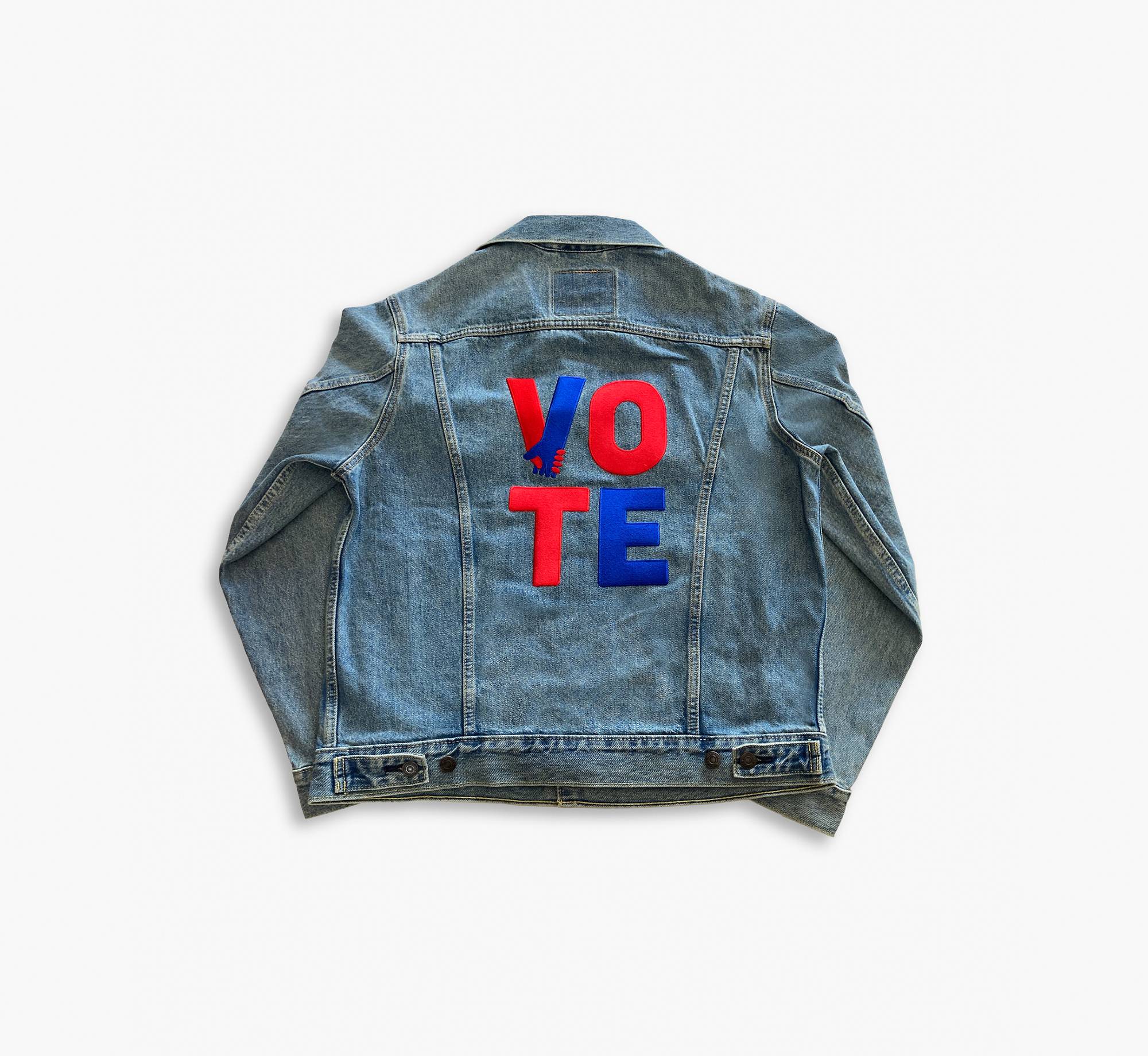 Levi's® X Vote Vintage Fit Men's Trucker Jacket - Medium Levi's® X Vote Vintage Fit Men's Trucker Jacket - Medium