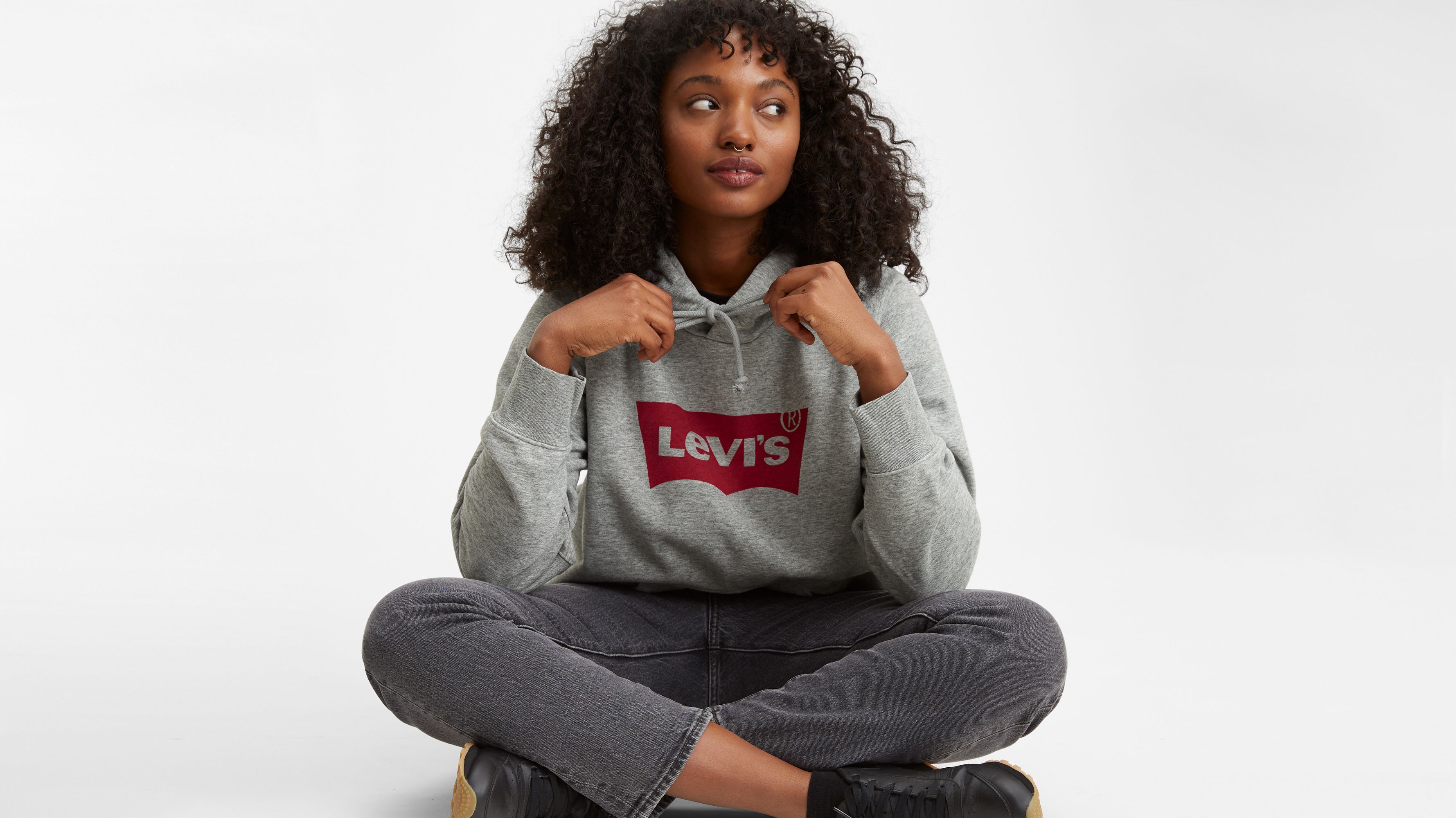 graphic hoodie levis