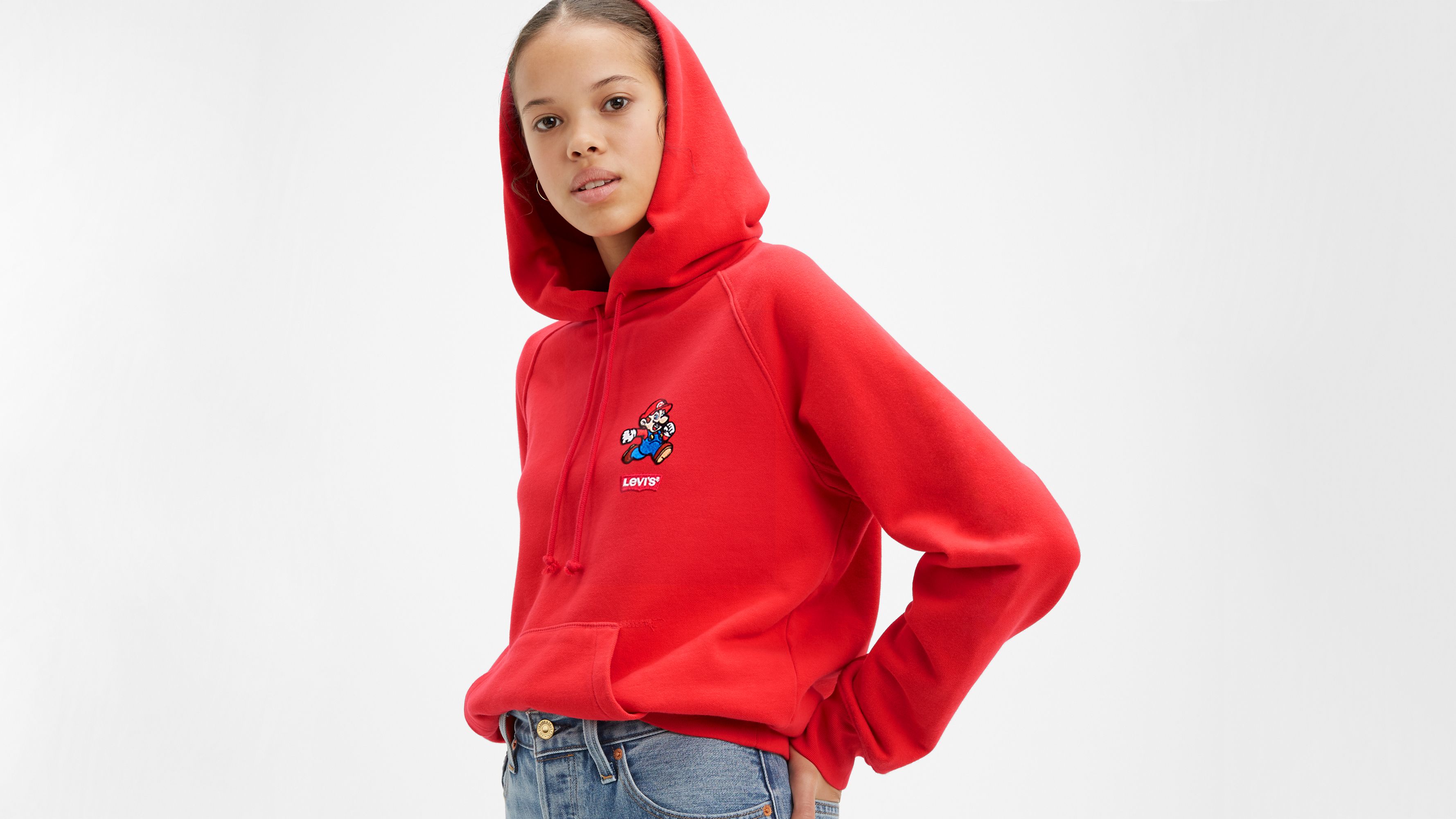 graphic sport hoodie levis