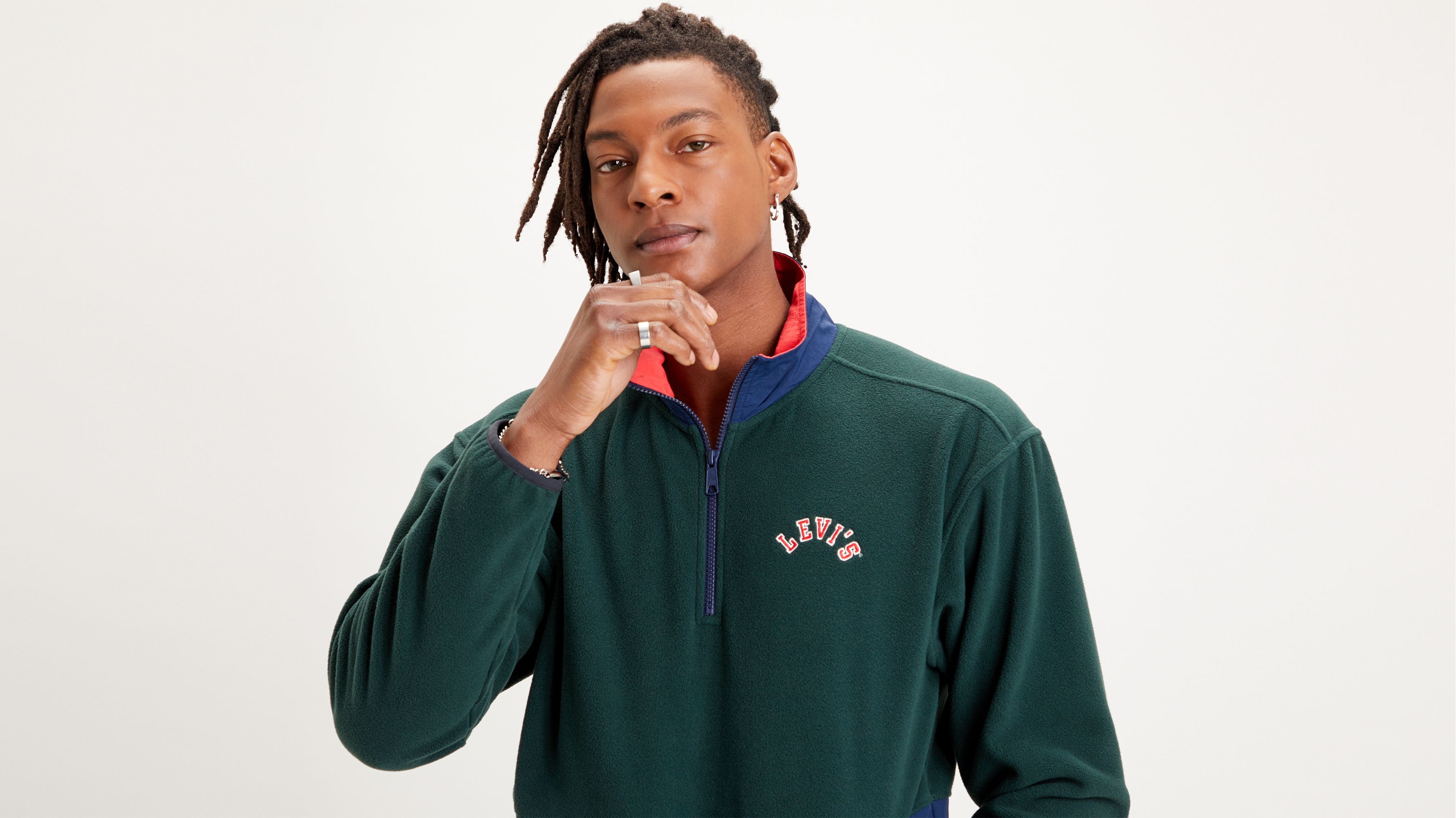 Quarter Zip Polar Fleece - Multi-color | Levi's® US