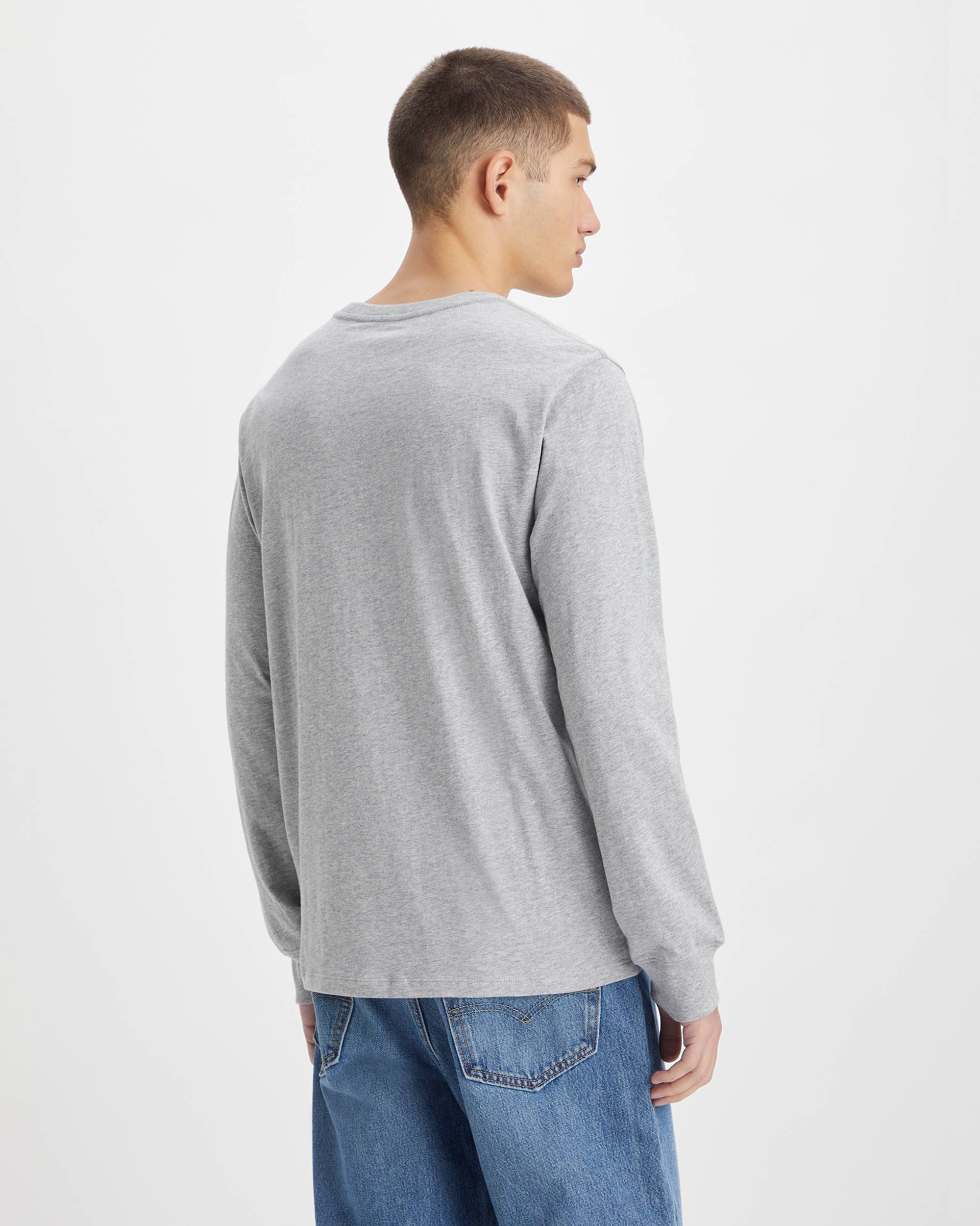 Levi's® Logo Graphic Long Sleeve T-shirt - Grey | Levi's® US Levi's® Logo Graphic Long Sleeve T-shirt - Grey | Levi's® US