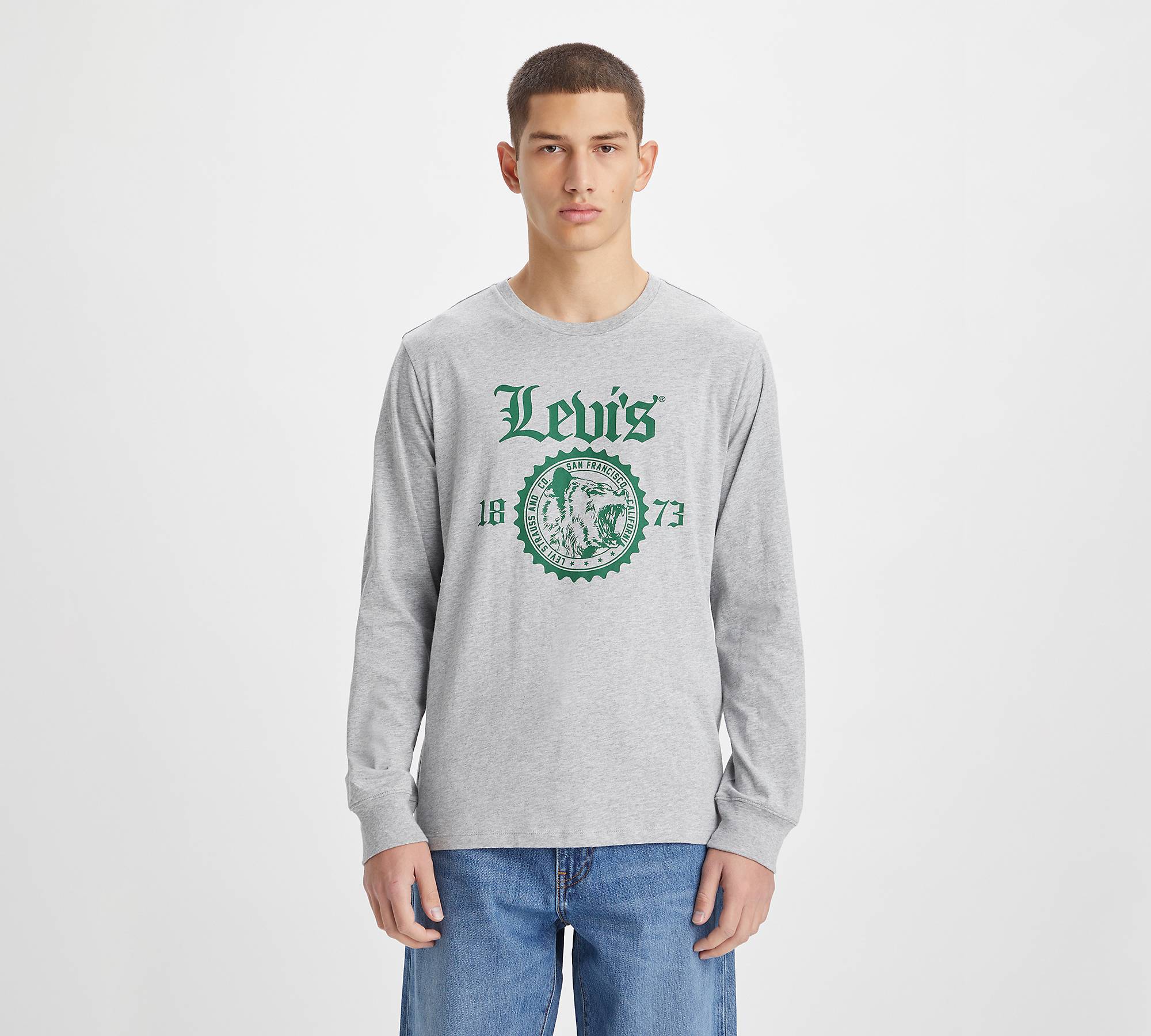 Levi's® Logo Graphic Long Sleeve T-Shirt 1