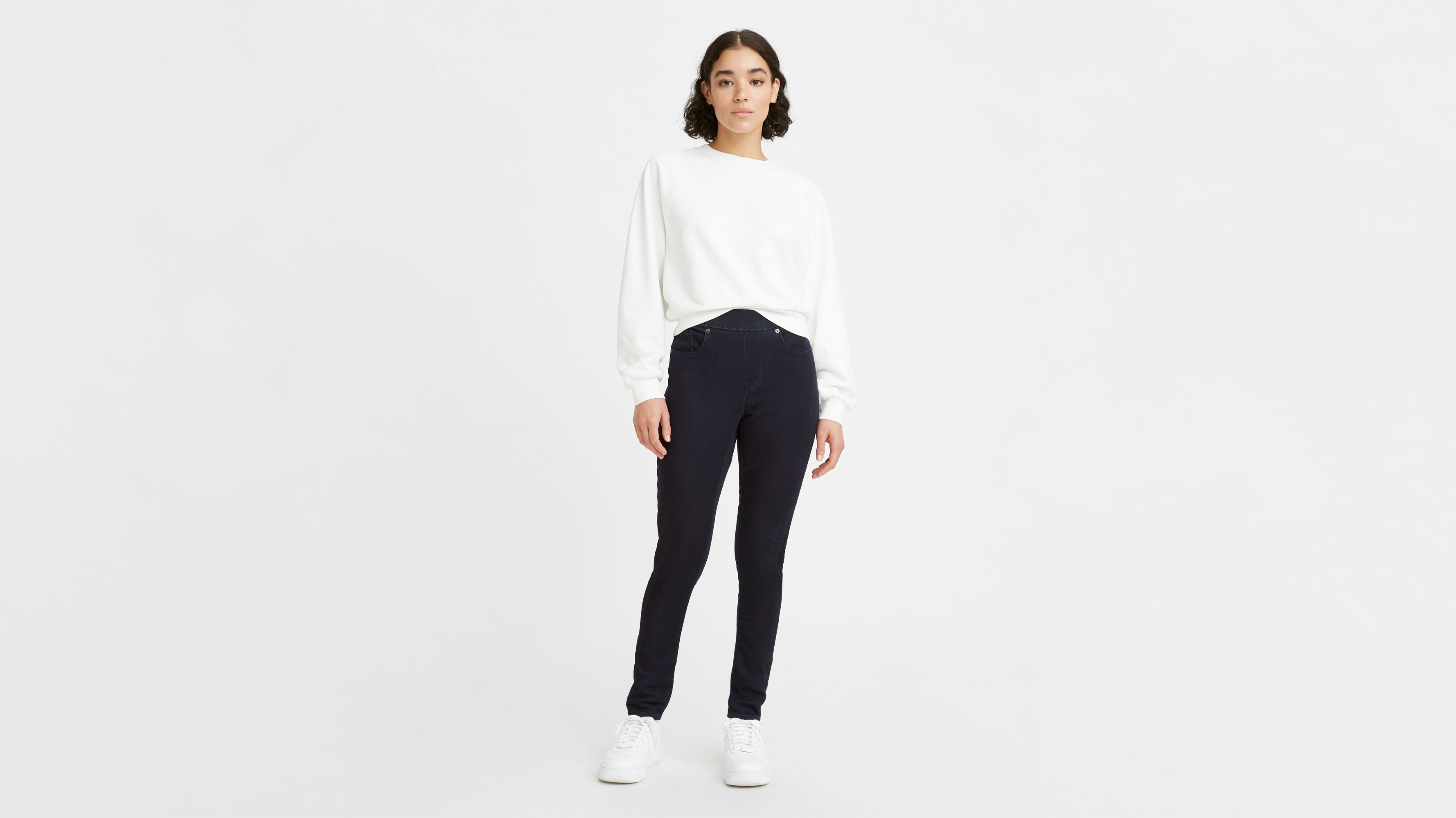 Shaping Denim Women's Leggings - Light Wash