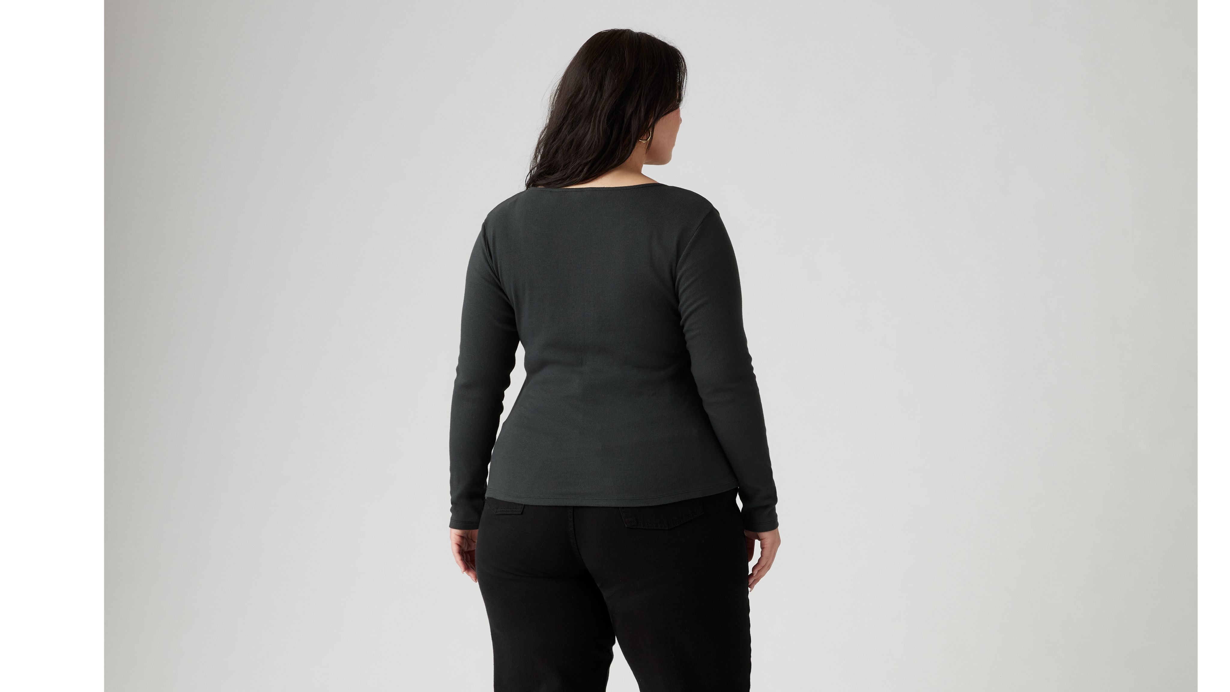 Honey Long Sleeve Shirt (plus Size) Black Levi's® US