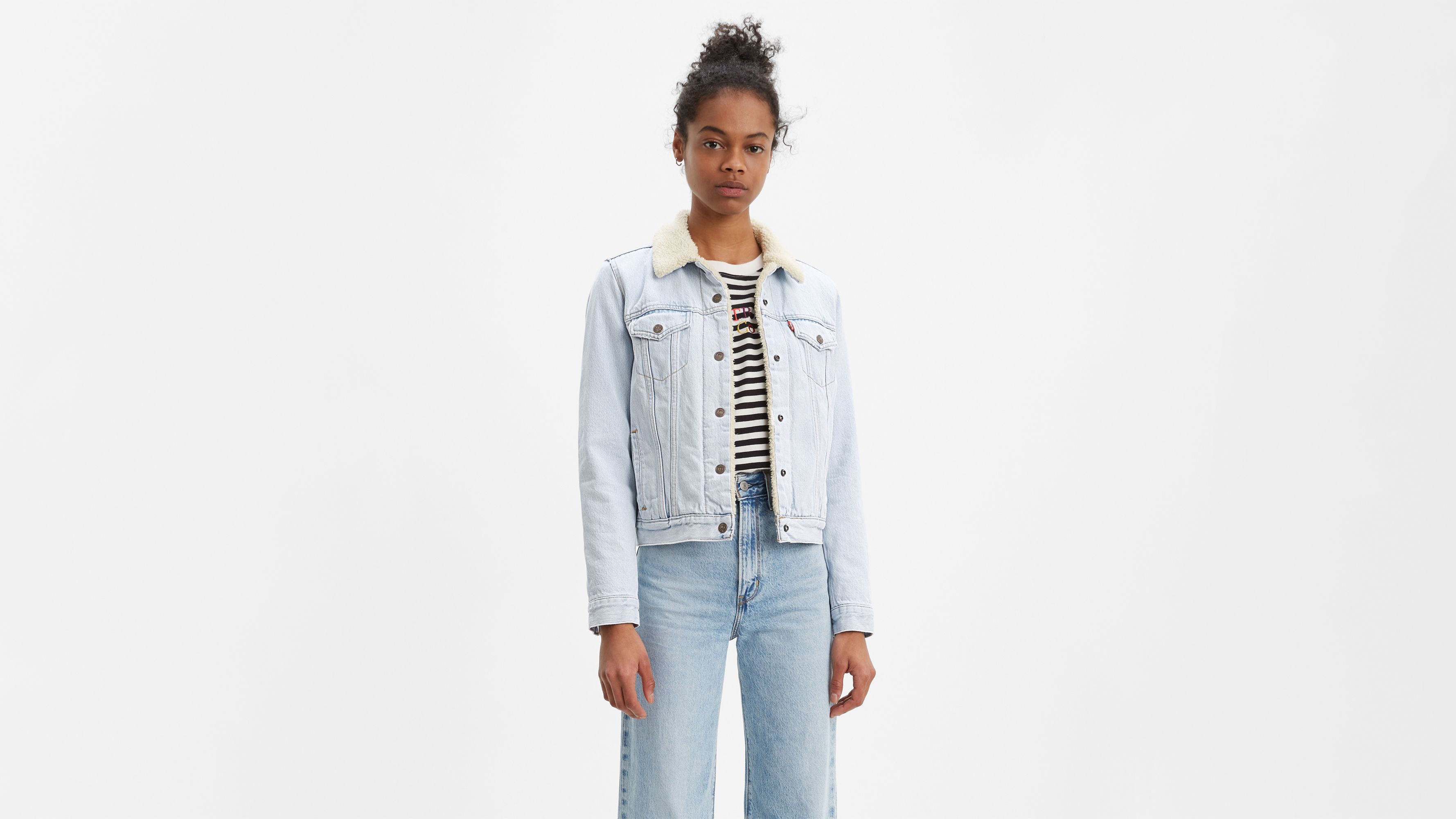 levis sherpa trucker jacket