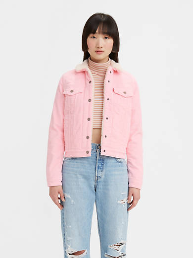 Actualizar 102+ imagen levi’s pink corduroy jacket