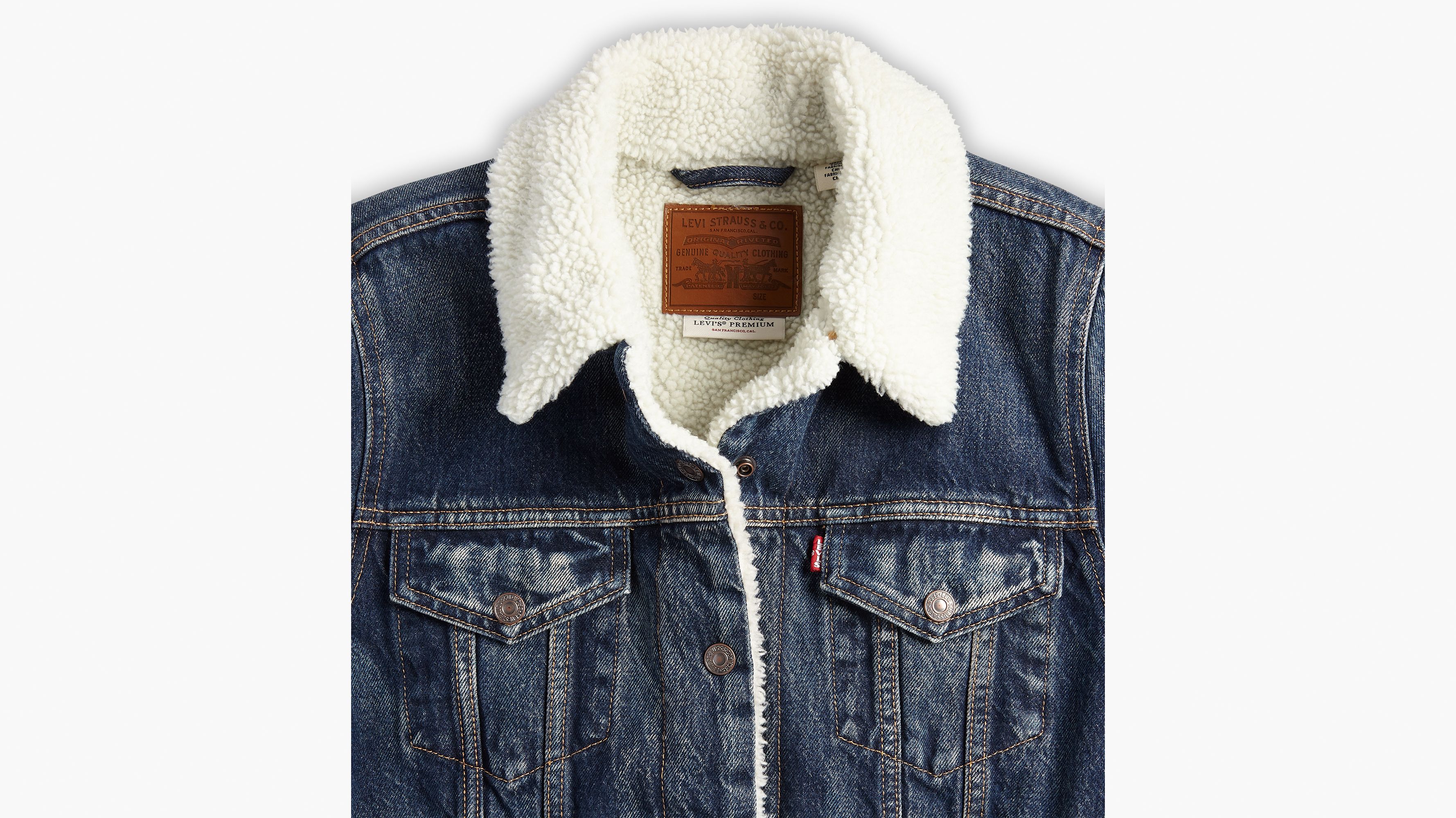 Original Sherpa Trucker Jacket - Dark Wash | Levi's® US