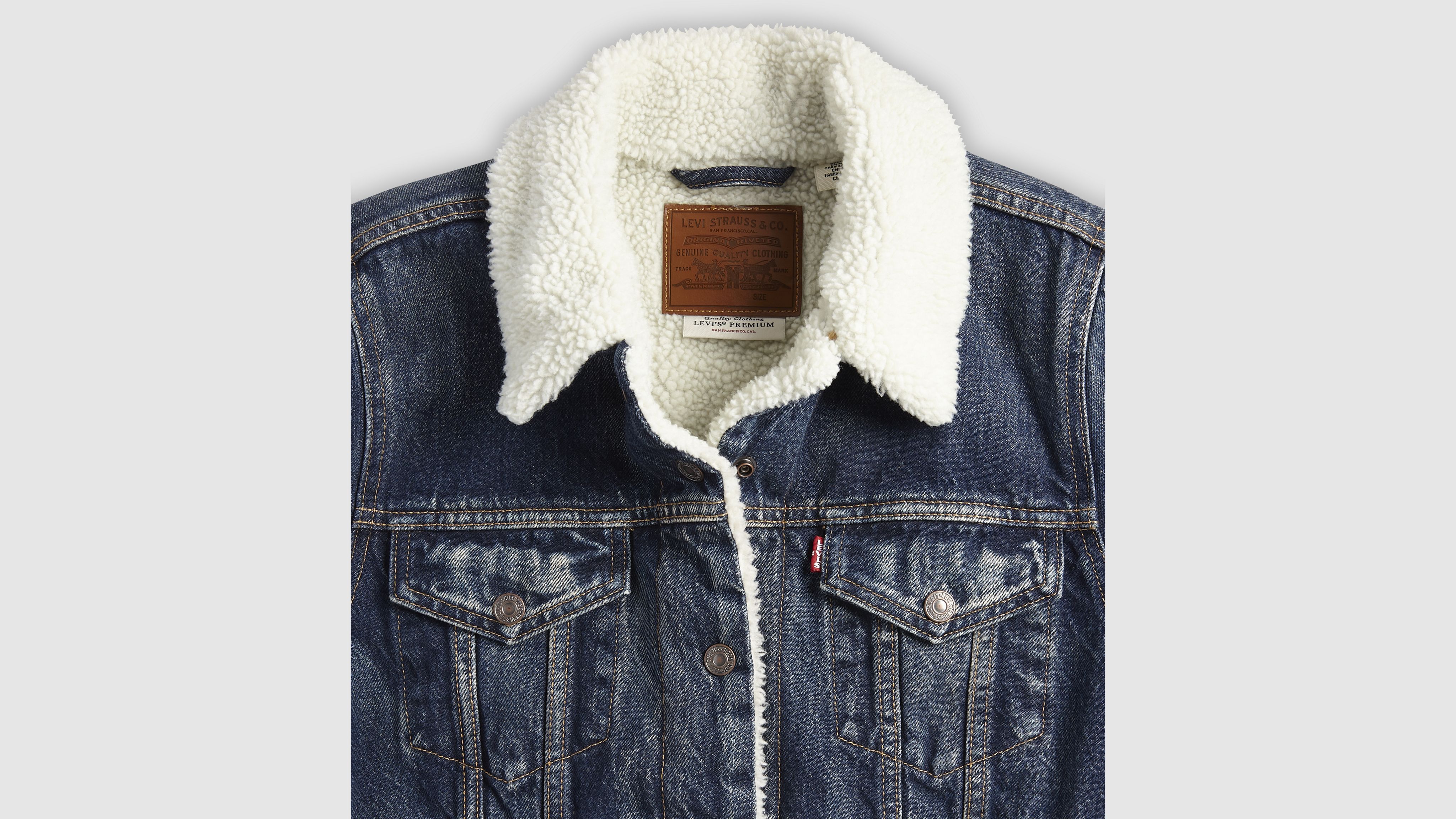 Original Sherpa Trucker Jacket - Dark Wash | Levi's® US