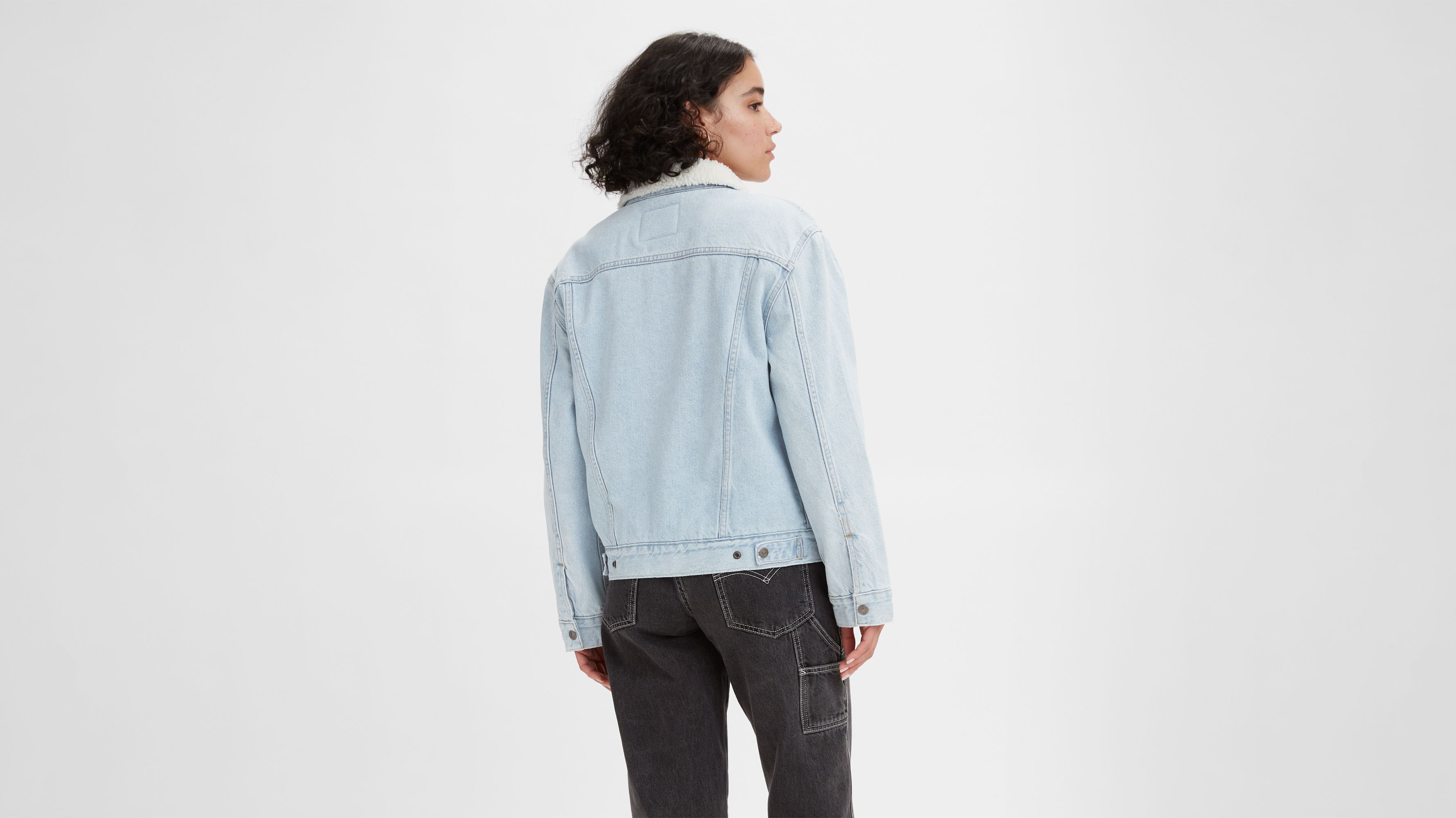 Levi’s® Sherpa Ex-Boyfriend Trucker Jacket 2