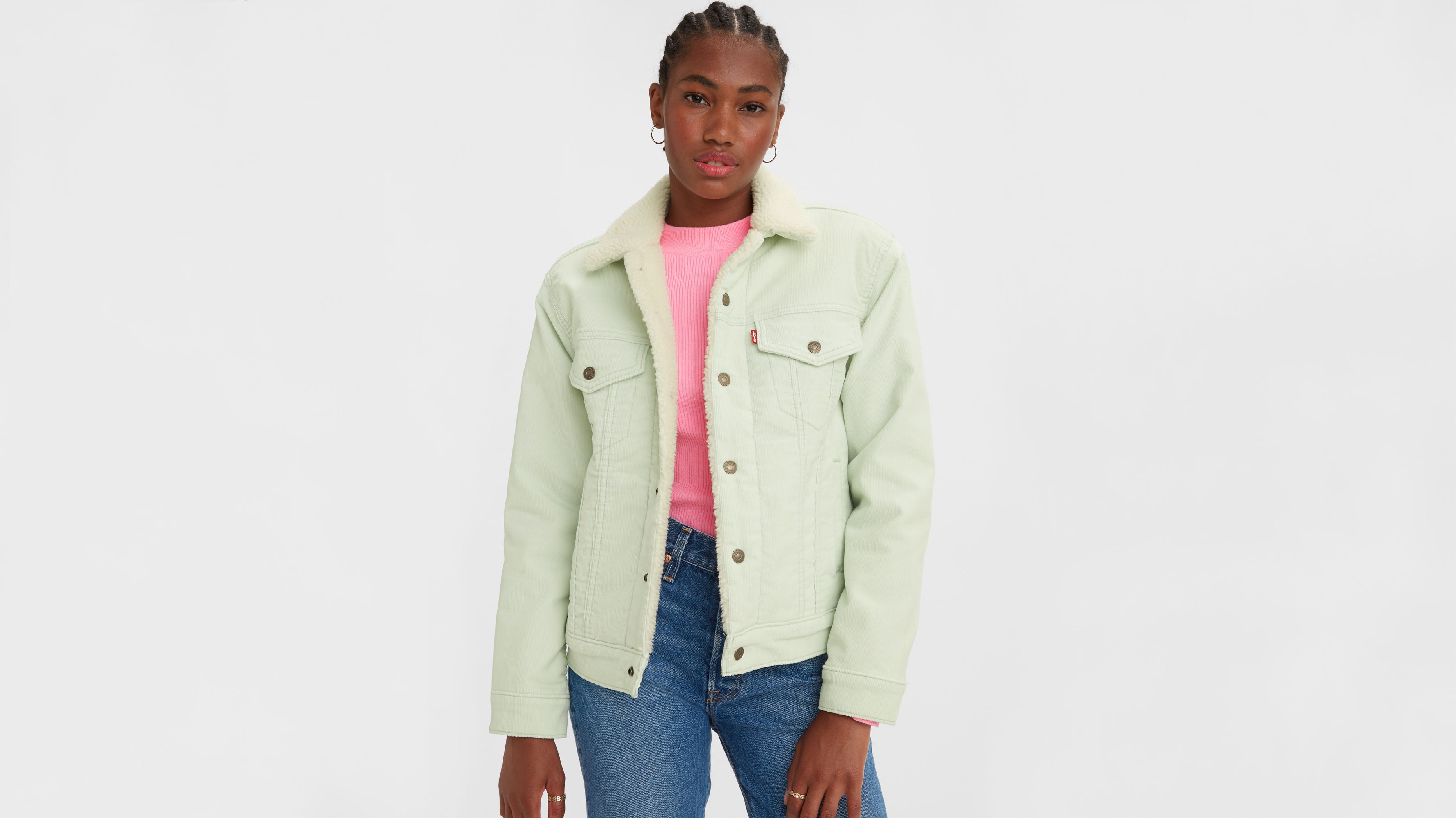 Sherpa coach's jacket levis on sale