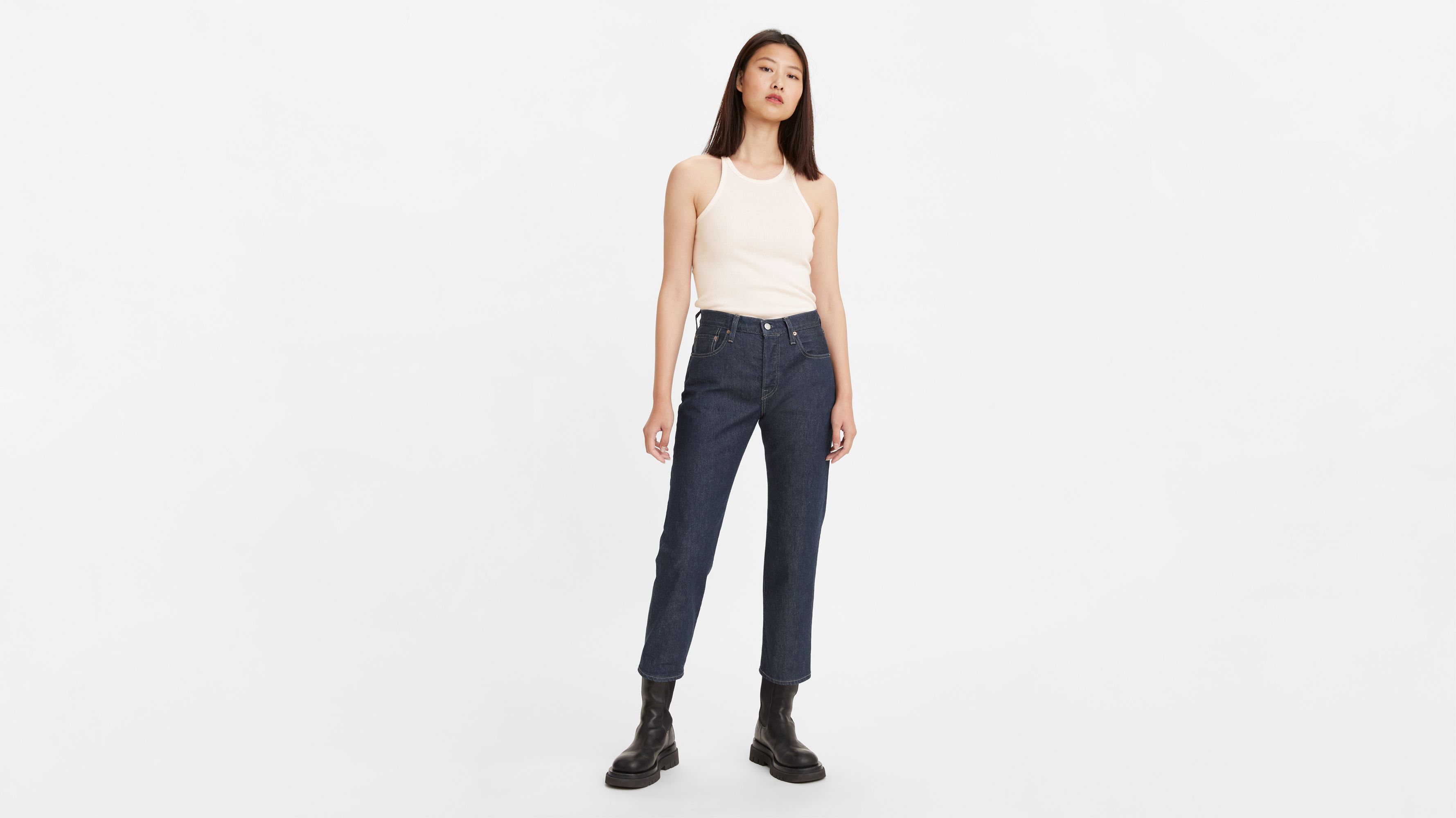 levis 501 crop jean