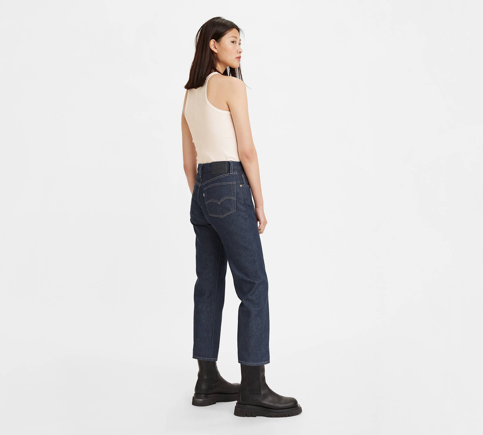 LEVI'S MADE \u0026 CRAFTED 501 CROPPED JEANS