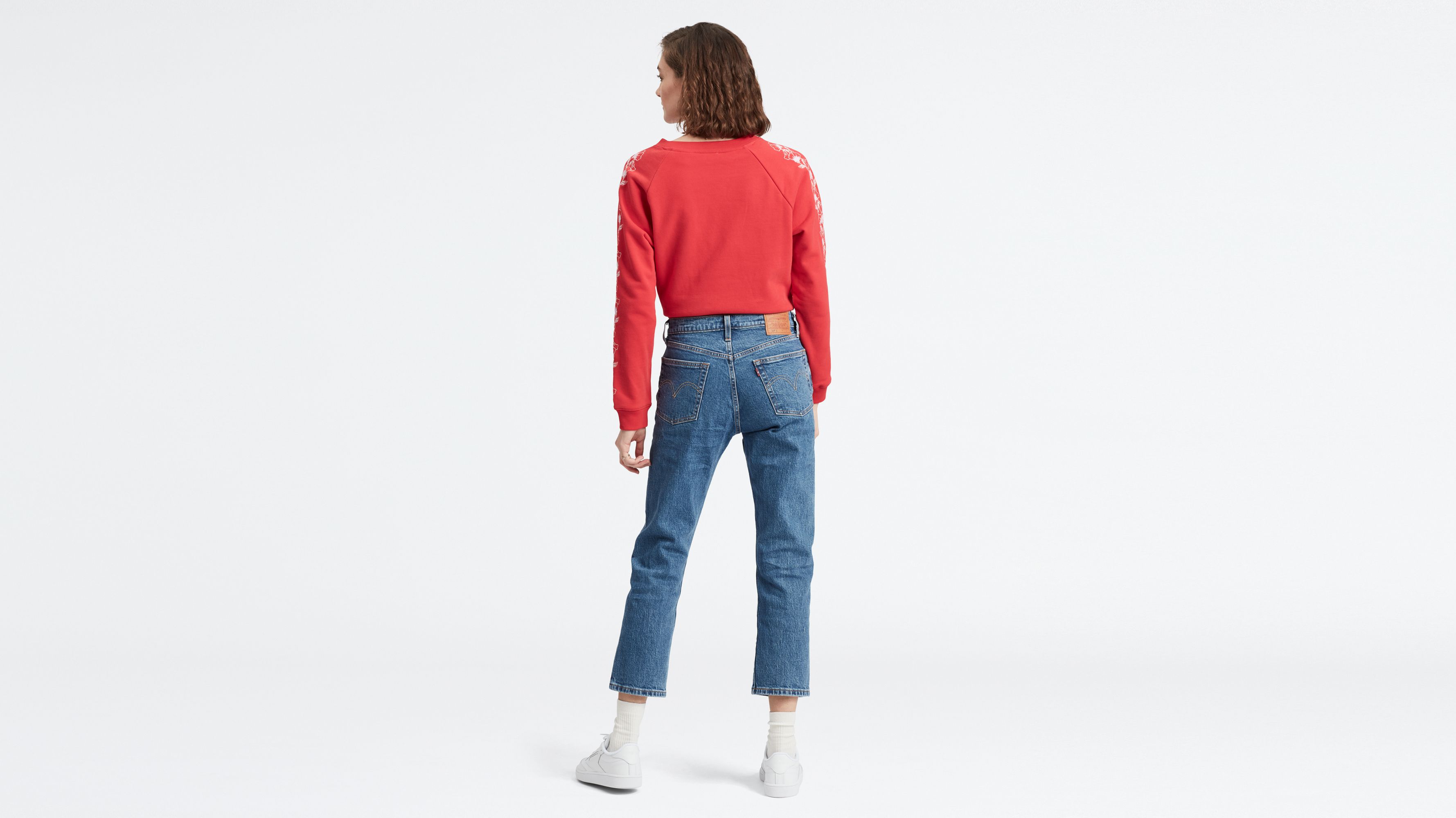 501® Levi's® Crop Jeans - Blue | Levi's® GB